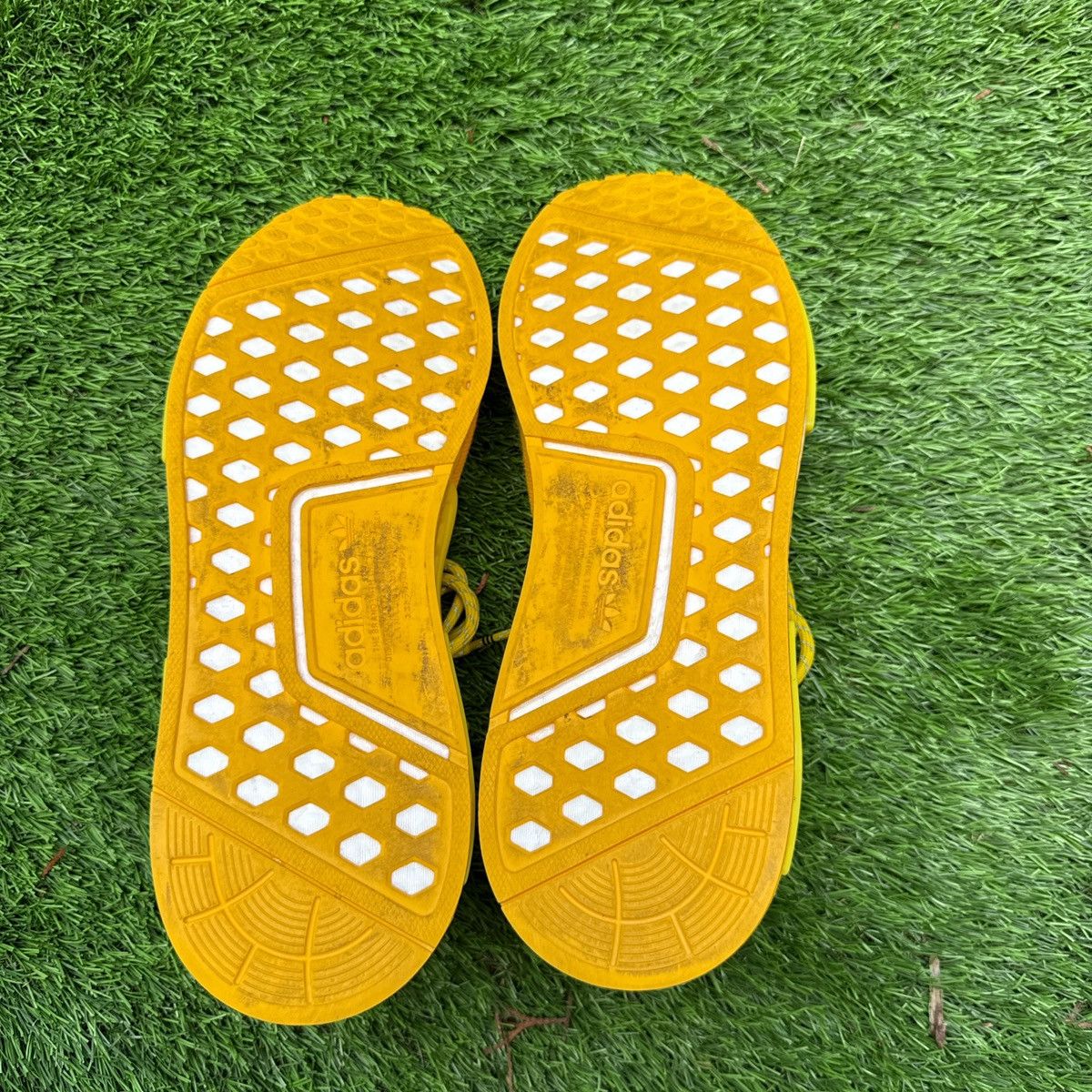 Human Made Pharrell x NMD Human Race “Yellow” Size US 10.5 / EU 43-44 - 1 Thumbnail