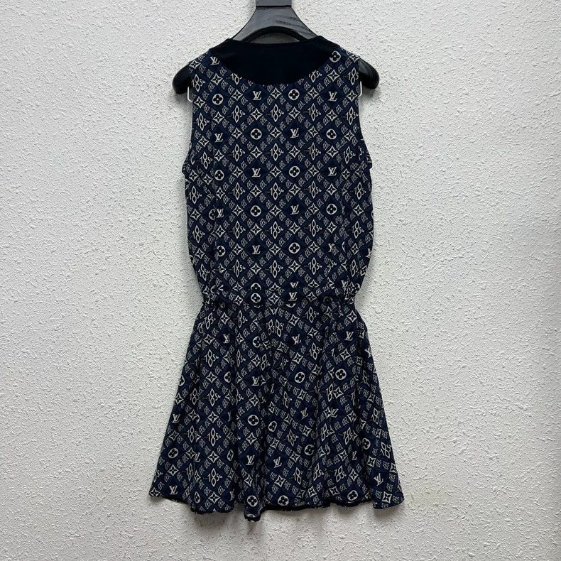 Louis Vuitton Louis Vuitton Silk full-print presbyopic dress 2502-Nextarr Size S / US 4 / IT 40 - 2 Thumbnail