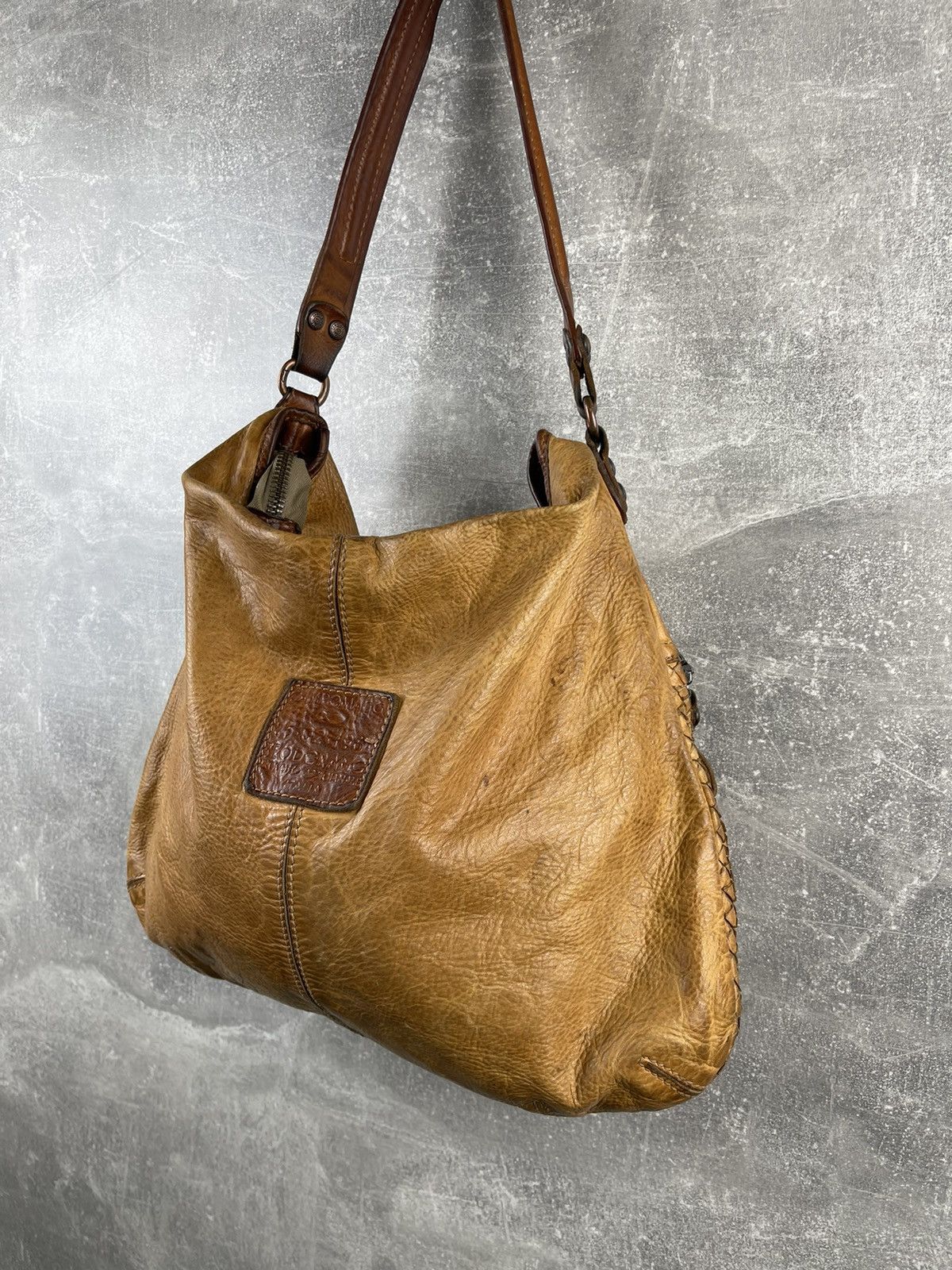 Campomaggi × Vintage Campomaggi Archives Avant Garde Beige Leather Tote Shoulder Size ONE SIZE - 2 Thumbnail