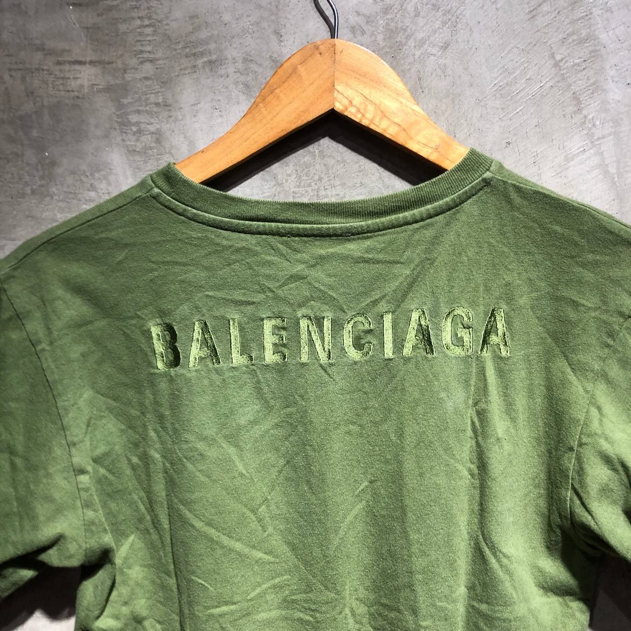 Balenciaga Balenciaga Spell Out Embroidered Tee Size US XXS / EU 40 - 4 Thumbnail
