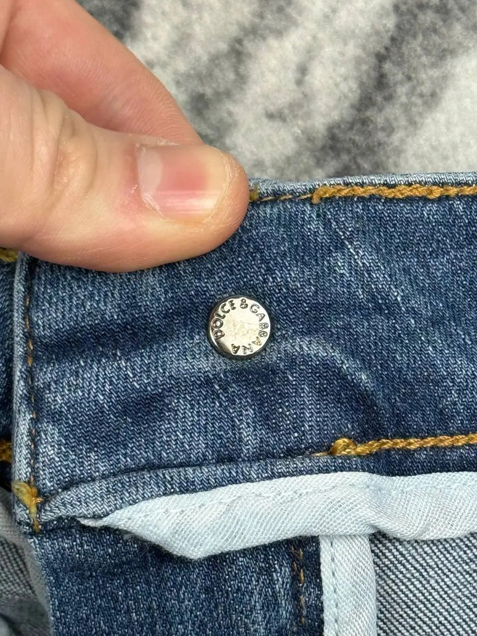 Dolce & Gabbana NEW Dolce Gabbana Metal Logo Denim Jeans Slim Fit Size US 32 / EU 48 - 13 Thumbnail