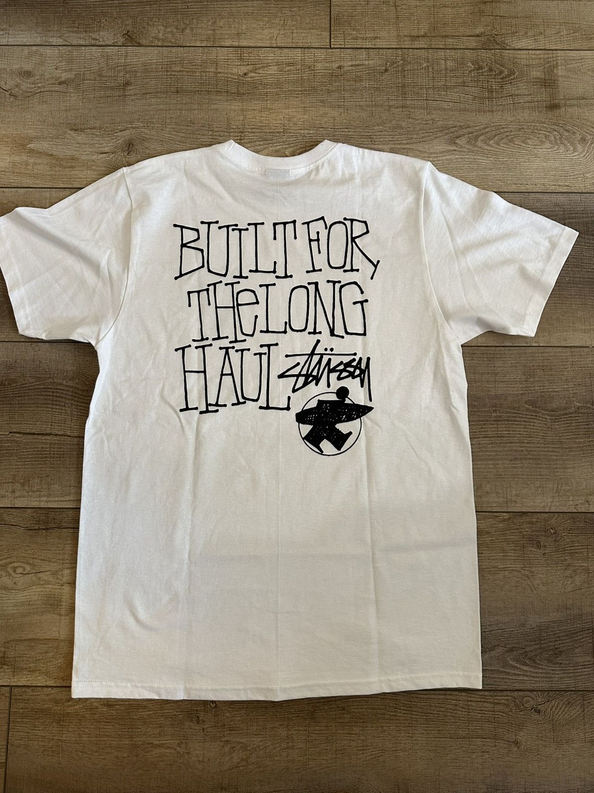 Stussy Stussy Built For The Long Haul White Graphic Tee Medium Size US M / EU 48-50 / 2 - 1 Thumbnail