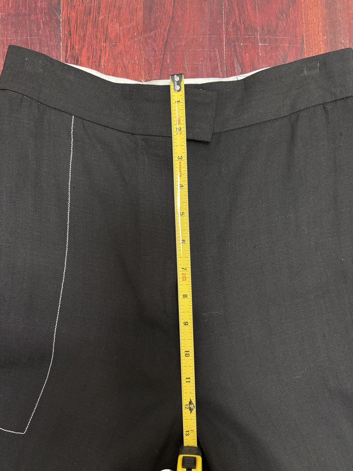 Celine Céline Black Wide Leg Philo Era Rare Avant-Garde Pants Size 27" / US 4 / IT 40 - 4 Thumbnail