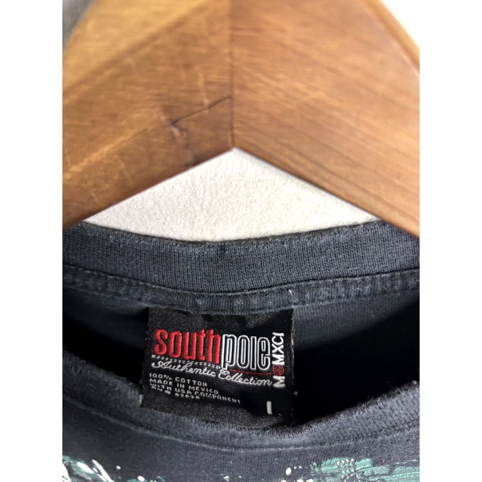 Southpole Southpole Shirt Mens L Black Graffiti Logo Graphic Tee Y2K Streetwear Size US L / EU 52-54 / 3 - 3 Thumbnail