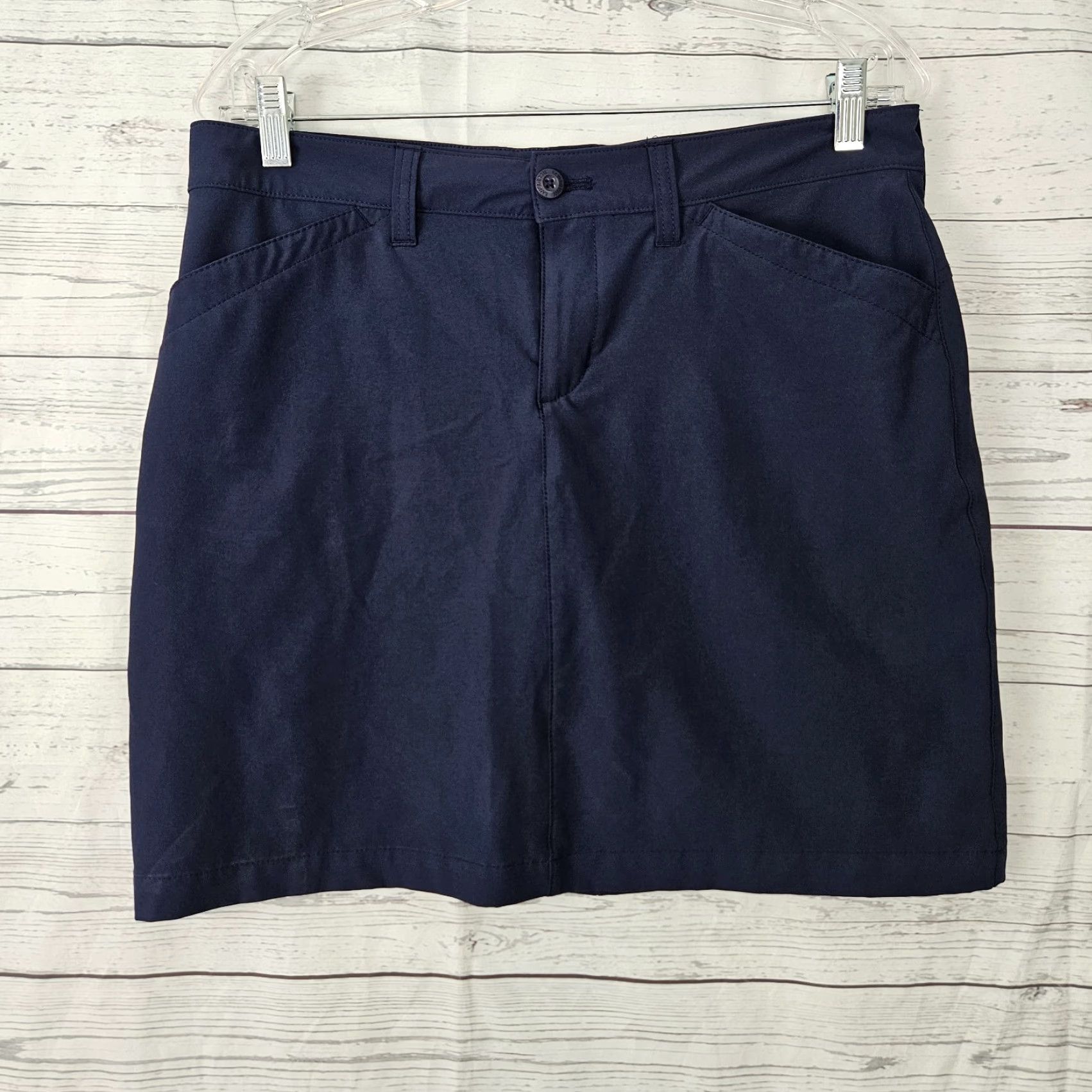 Eddie Bauer Eddie Bauer Womens Skort Sz 8 Blue Pockets Polyester Blend Activewear Shorts Skirt Short Athletic Outdoor Hiking Womens Size ONE SIZE - 2 Thumbnail