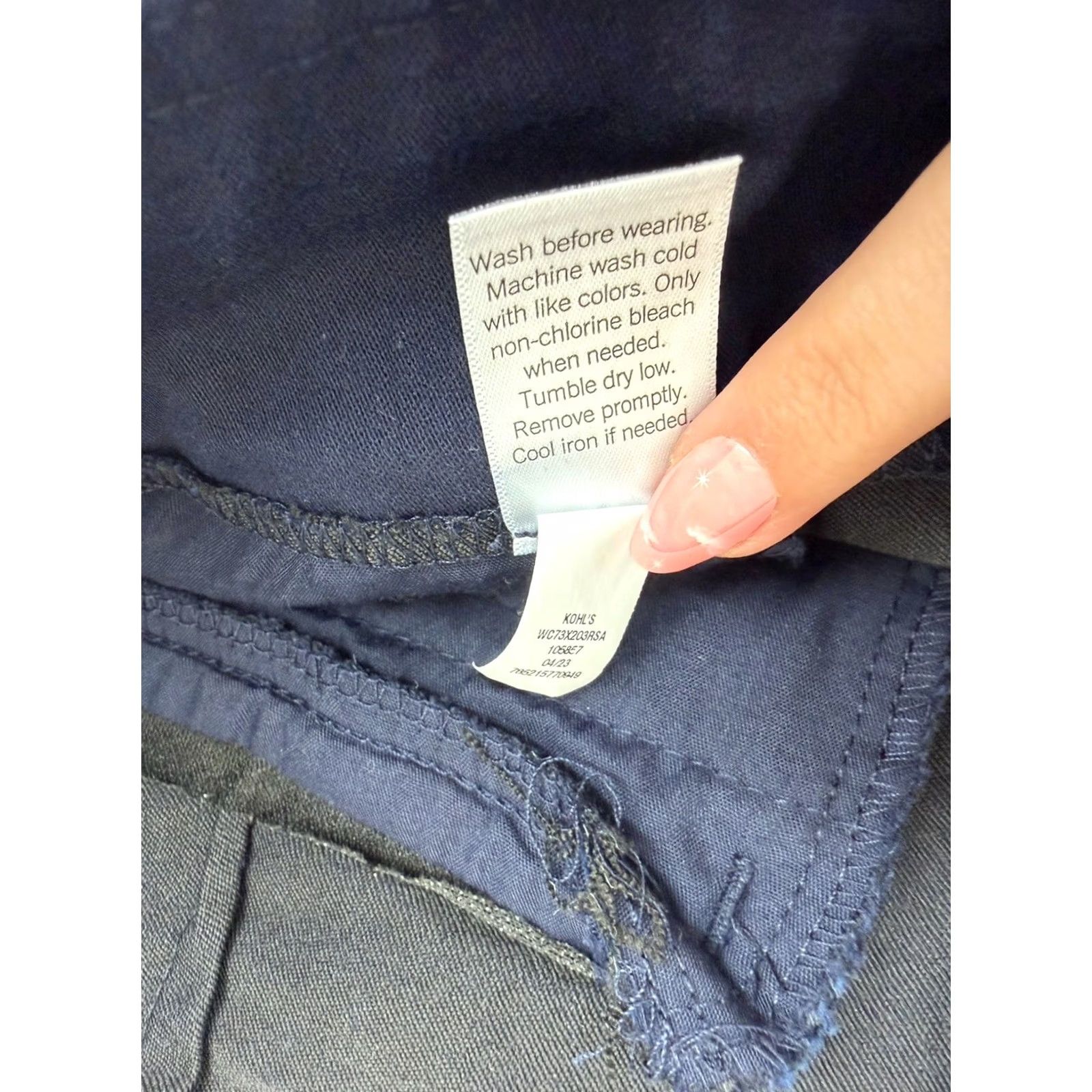 Croft & Barrow Croft & Barrow Womens Dress Pants Size 18 Reg Blue Effortless Stretch Pant Dress Pants Clothes Casual Workwear 90s Women Size 40" / US 18 - 6 Thumbnail