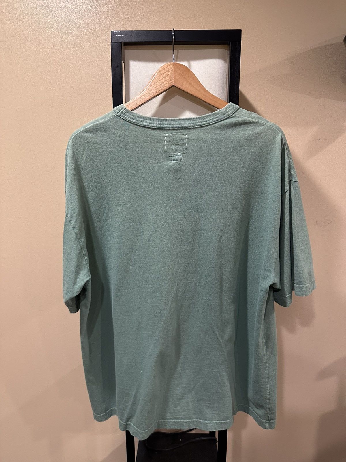 Japanese Brand Visvim Jumpo Amplus Green Pocket Short Sleeve T-Shirt Size US XXL / EU 58 / 5 - 2 Thumbnail