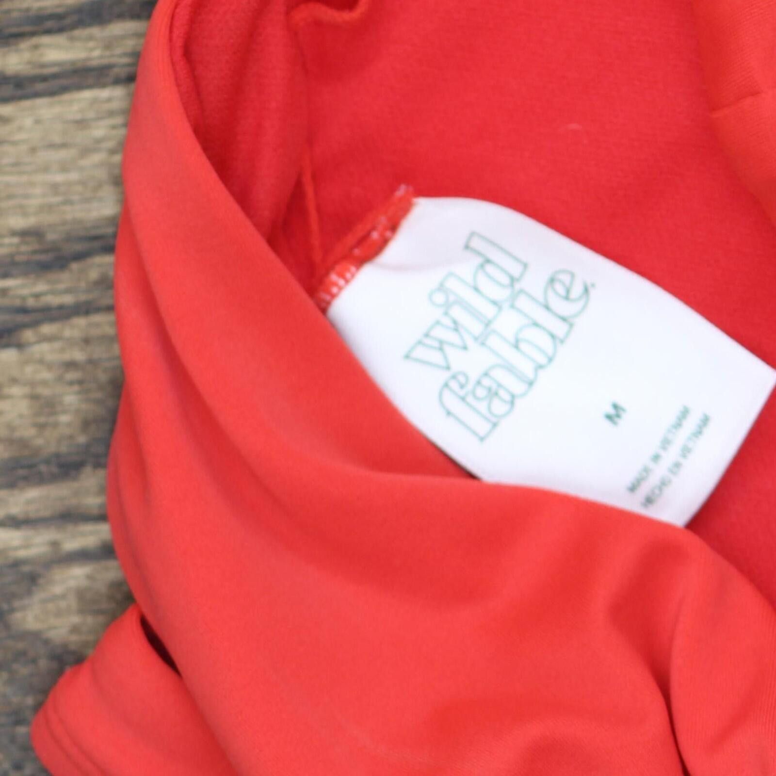 Other Nwt Wild Fable Longline Bralette Bikini Top 88181921 Xs Red Size XS / US 0-2 / IT 36-38 - 4 Thumbnail