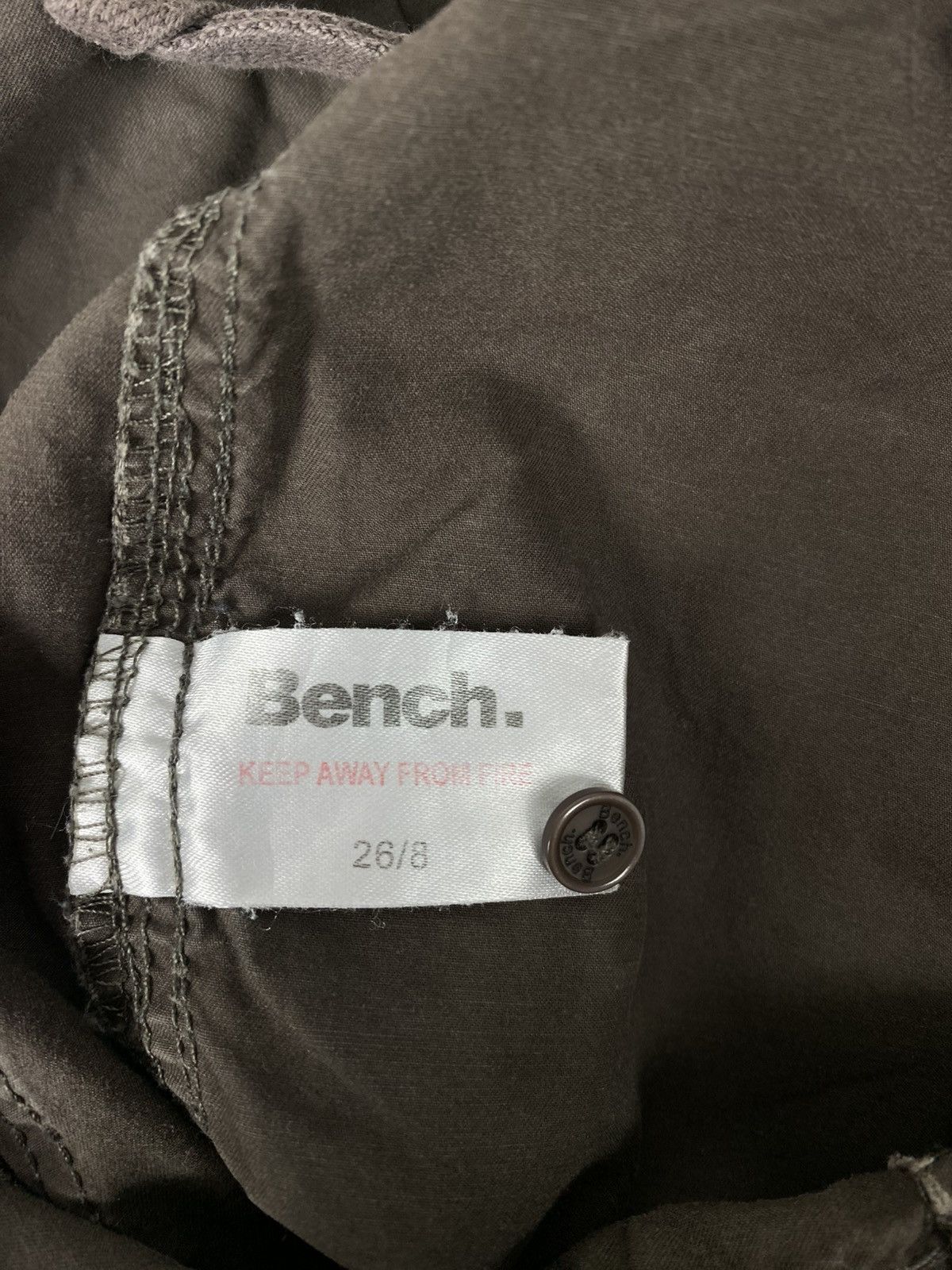 Vintage Vintage Y2K Bench cargo wide zip pockets low rise pants 00s Size 26" / US 2 / IT 38 - 8 Thumbnail