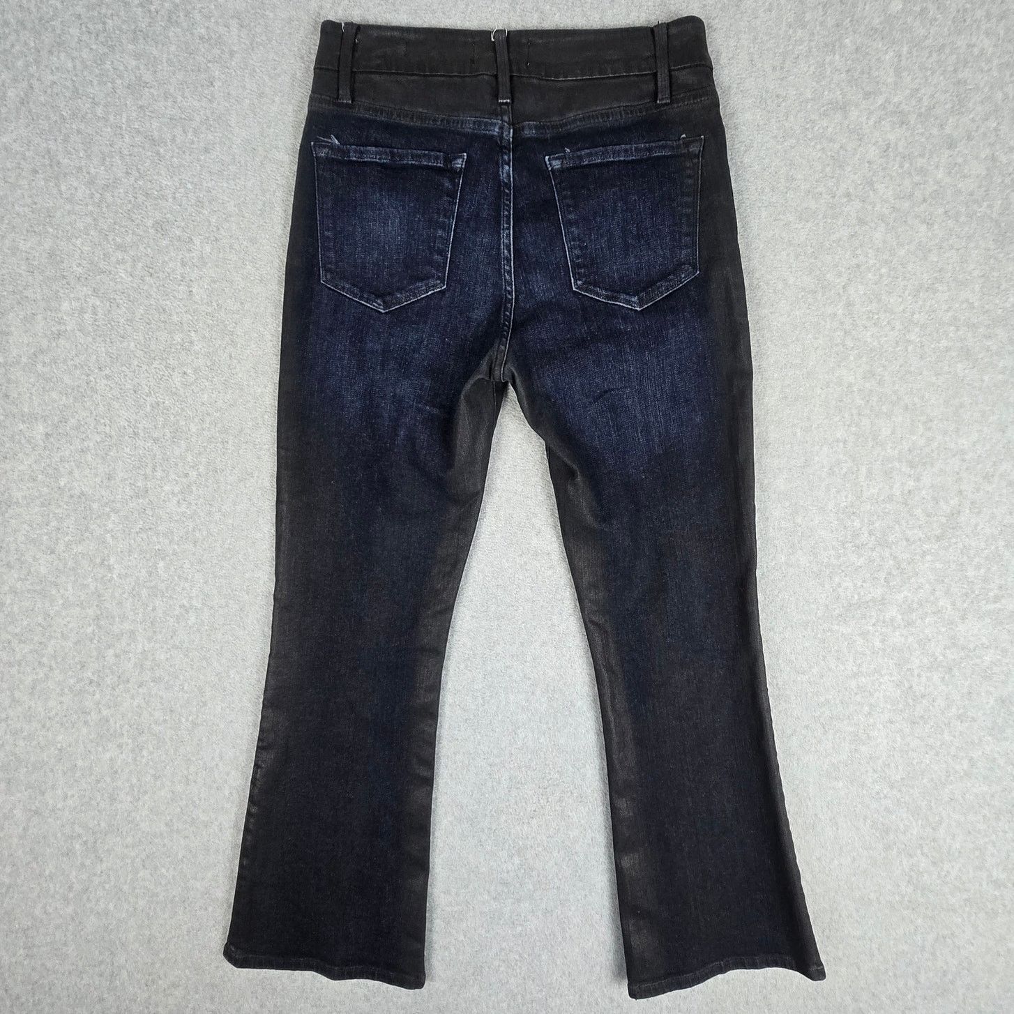 Frame Frame 29 Epicure Black Coated Le Crop Mini Boot Jean LCMB899 Size 28" / US 6 / IT 42 - 3 Thumbnail