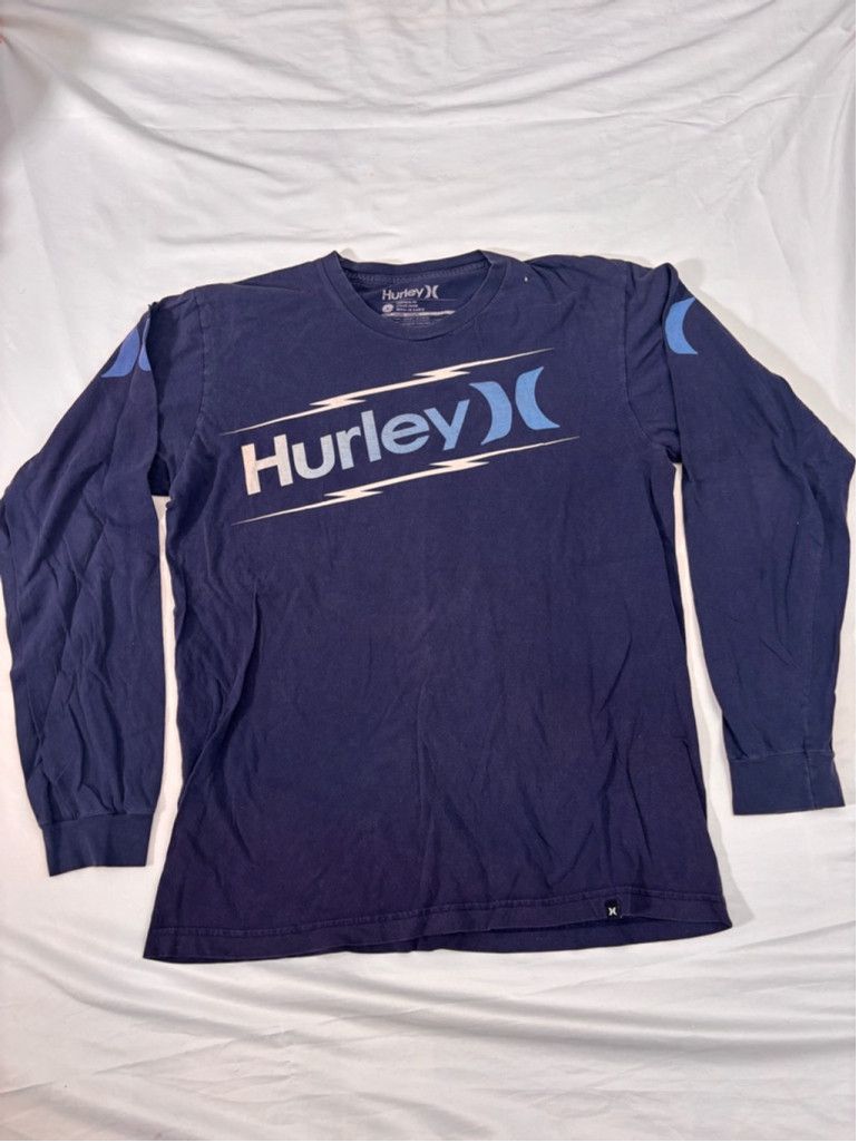 Hurley Men's Hurley Long Sleeve T-Shirt Size L Blue Size US L / EU 52-54 / 3 - 1 Thumbnail