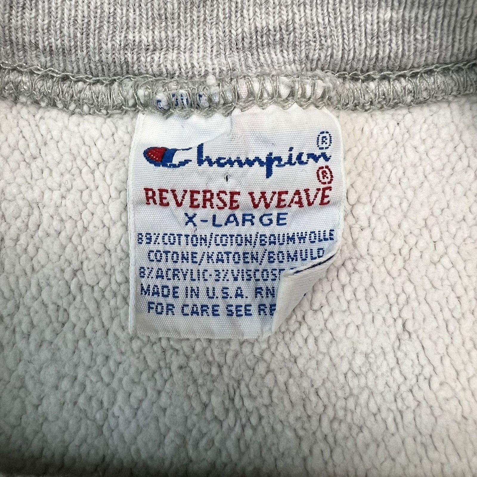 Champion × Vintage Vintage Champion Sweatshirt XL Reverse Weave Pullover 90s Size US L / EU 52-54 / 3 - 8 Thumbnail