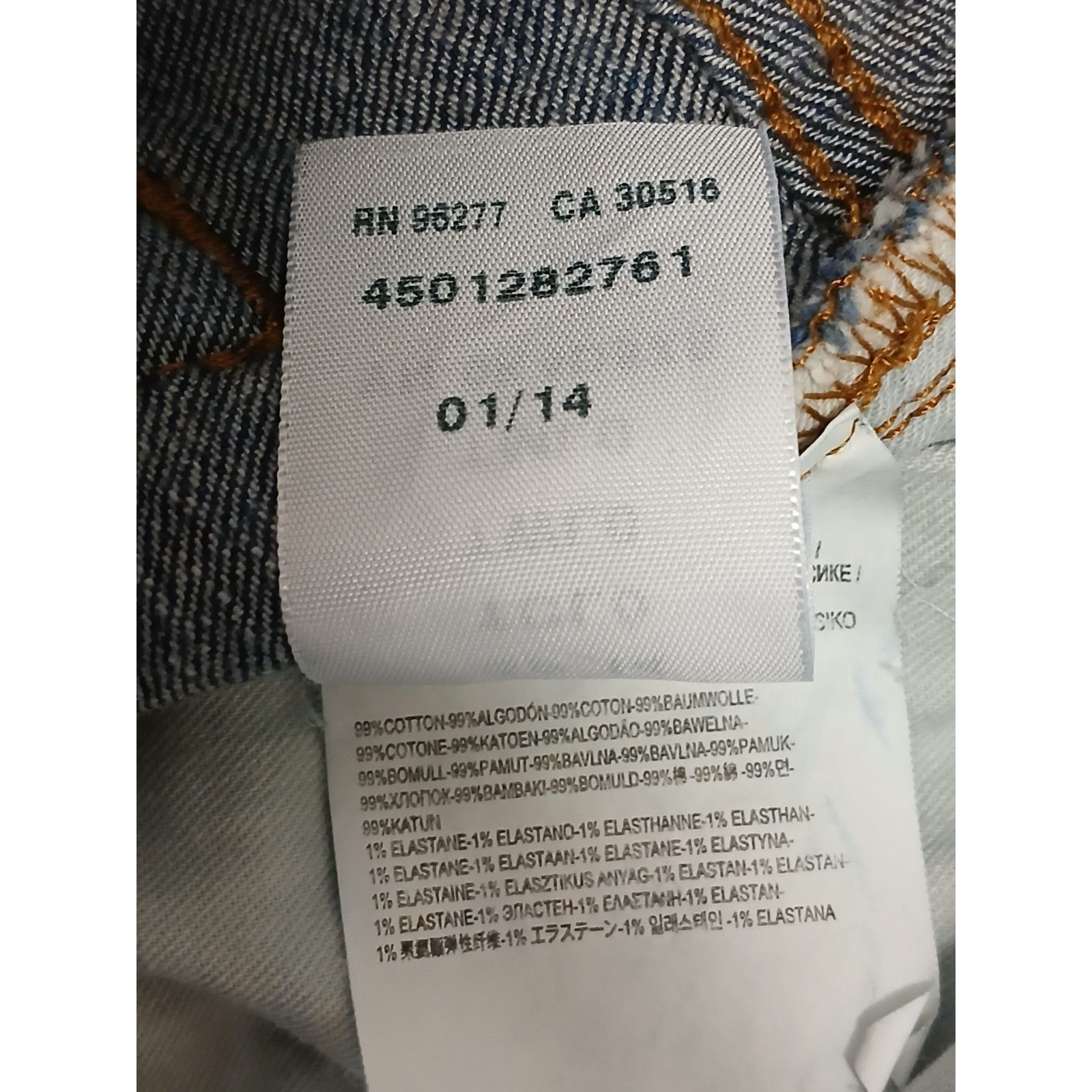 Vans Vans (36x30) Men's Straight Leg Blue Denim Jeans Size US 36 / EU 52 - 11 Thumbnail