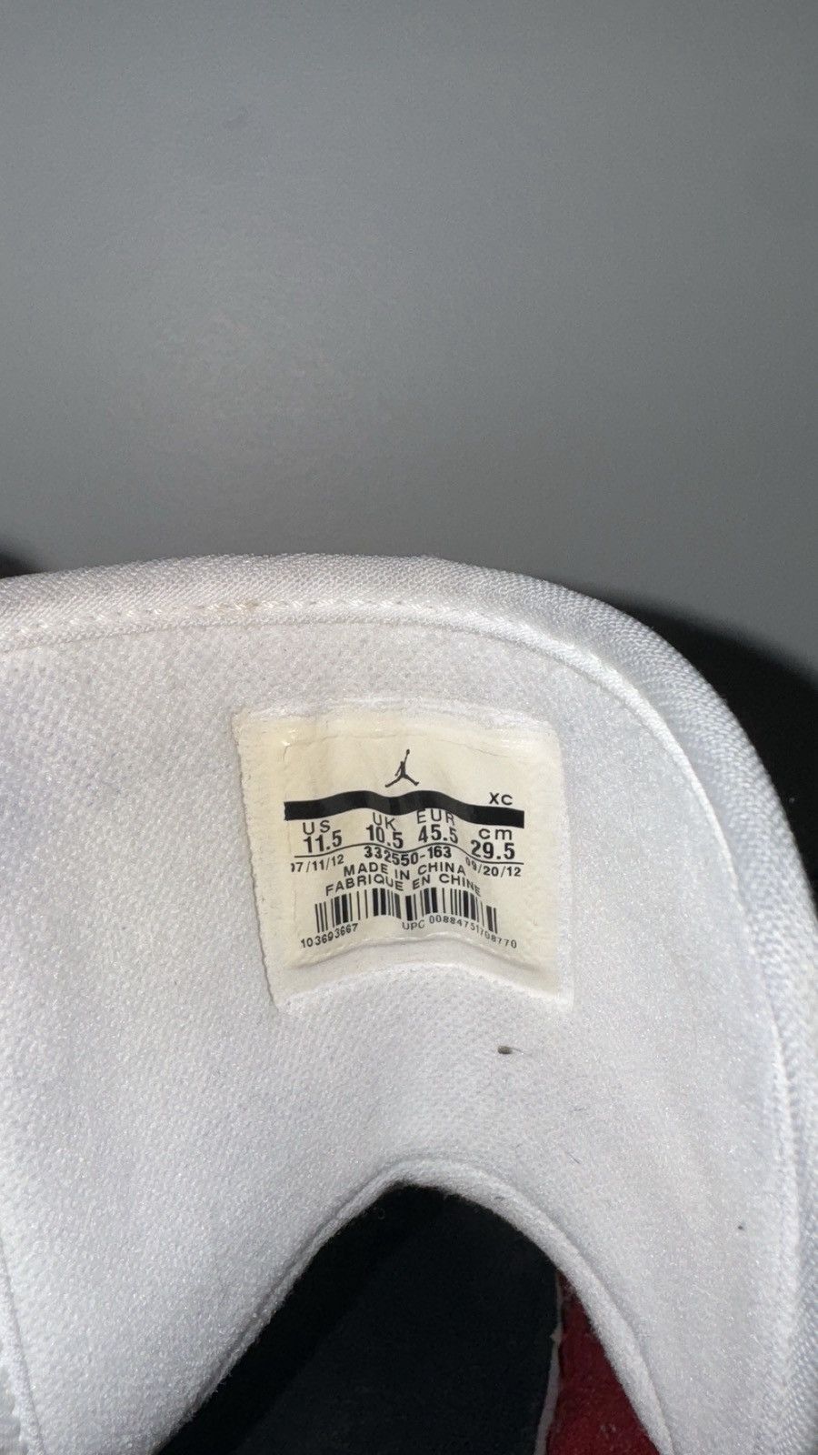 Jordan Brand 2013 AIR JORDAN 1 RETRO HIGH Size US 11.5 / EU 44-45 - 8 Thumbnail