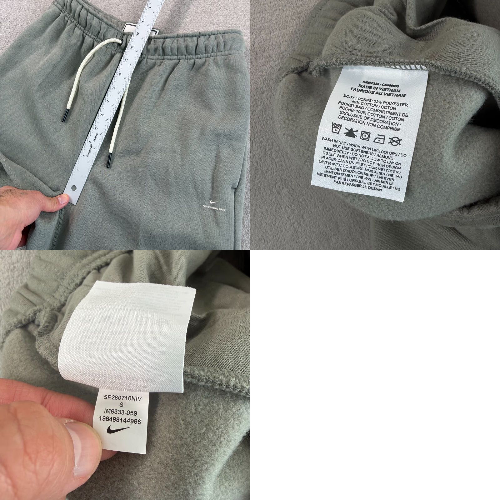 Nike Nike Standard Issue Therma-FIT Brushed Open-Hem Basketball Pants Men Small NWOT Size US 29 - 8 Thumbnail