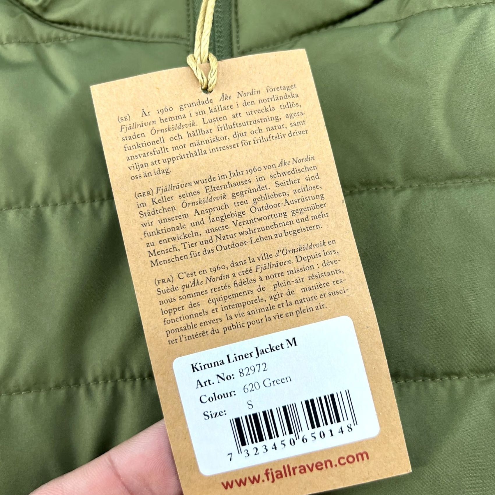 Vintage Fjällräven Kiruna Liner Jacket Mens Small Green Full Zip Puffer Insulated | Jacket | Green | Small | Mens Size US S / EU 44-46 / 1 - 2 Thumbnail