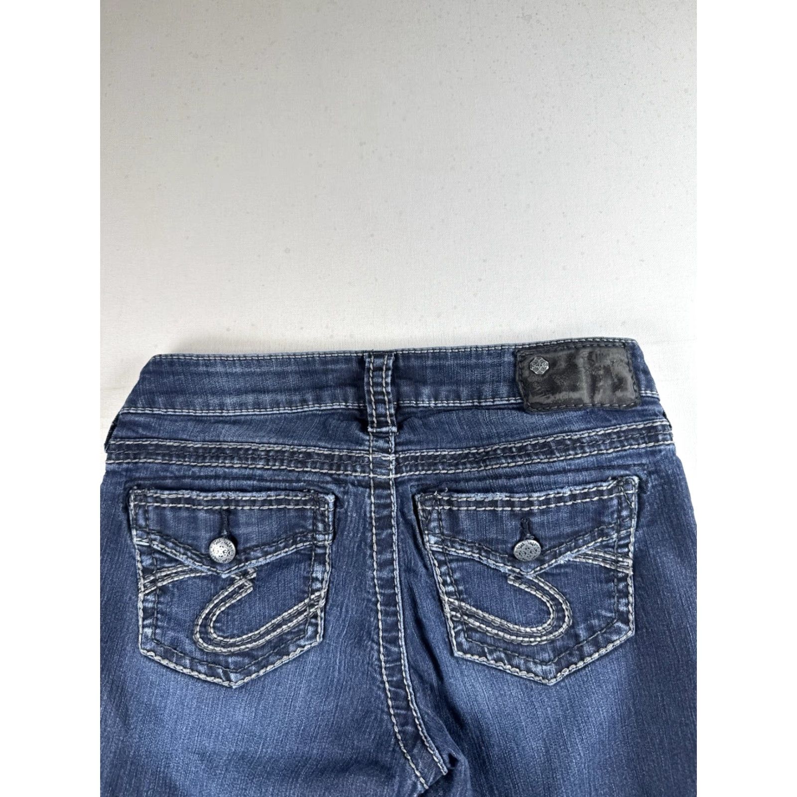 Silver Jeans Co. Silver Jeans Co. Suki Super Skinny Jeans Womens 26x31 Dark Wash Size 26" / US 2 / IT 38 - 2 Thumbnail