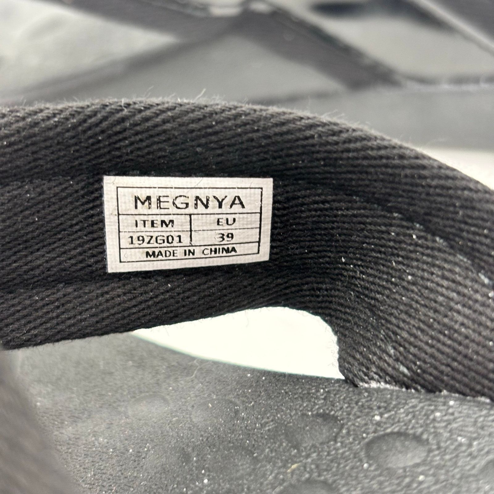 Other Megnya Black Sz 8.5 Flip Flop Thong Sandals Confort Beach Size US 8.5 / IT 38.5 - 5 Thumbnail
