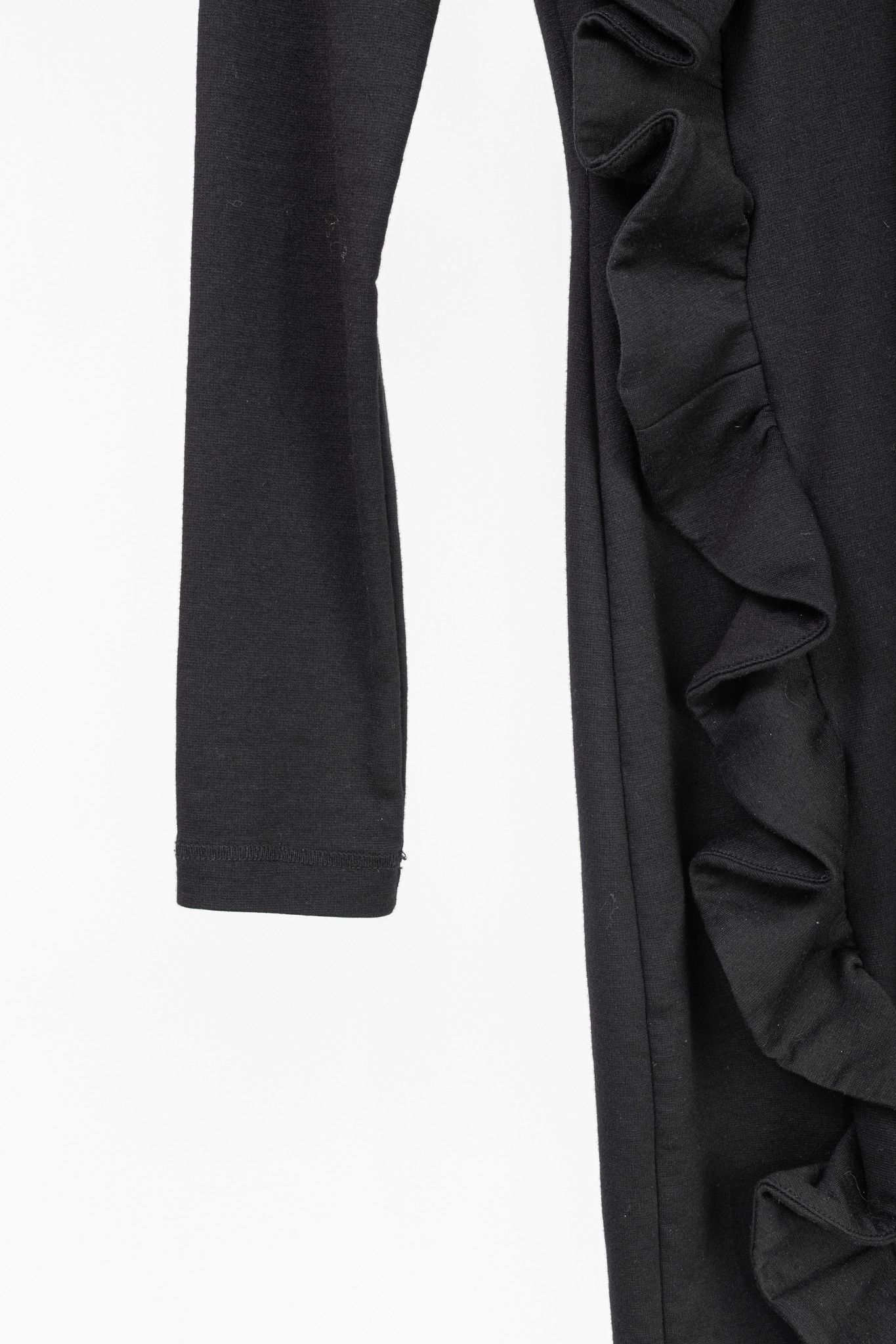 Victoria Beckham Victoria Victoria Beckham Jersey Ruffle-Trim Mini Dress Size XS / US 0-2 / IT 36-38 - 5 Thumbnail