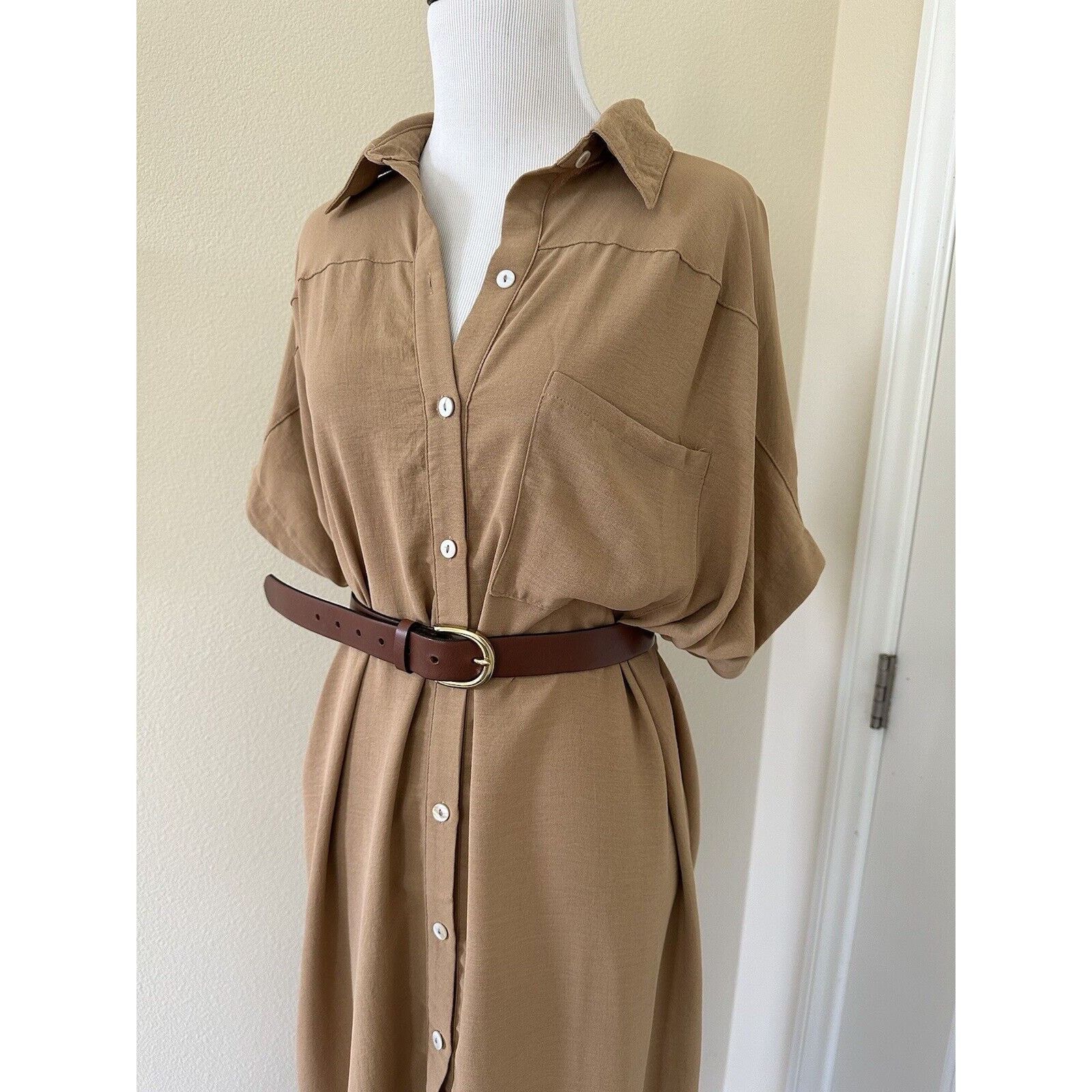 Other Button Down Beach Swim Shirt Dress Cover Up Oversized Size S Size S / US 4 / IT 40 - 1 Thumbnail