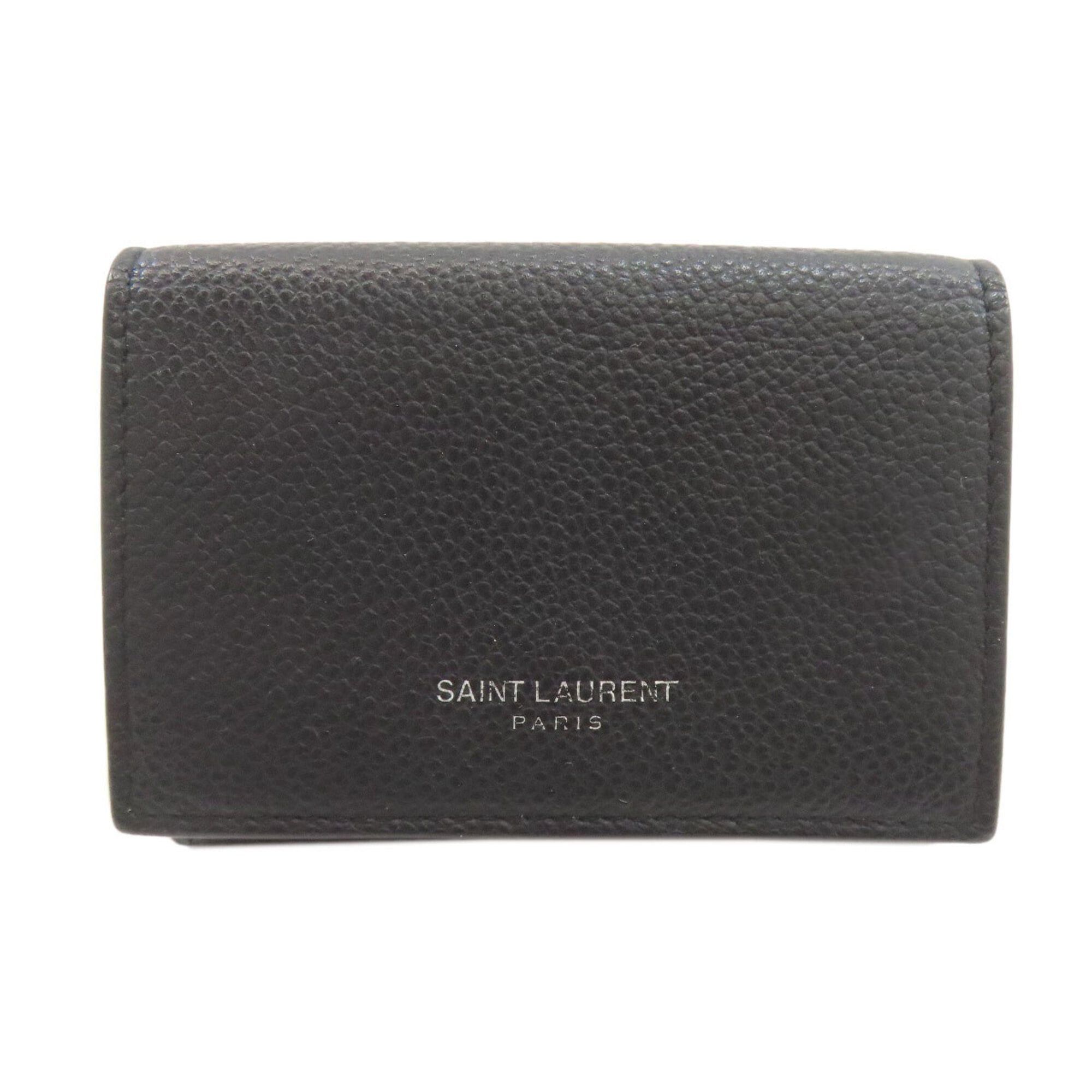 Saint Laurent Paris Saint Laurent Tri-fold Wallet, Bi-fold Leather, Women's SAINT LAURENT Size ONE SIZE - 1 Thumbnail