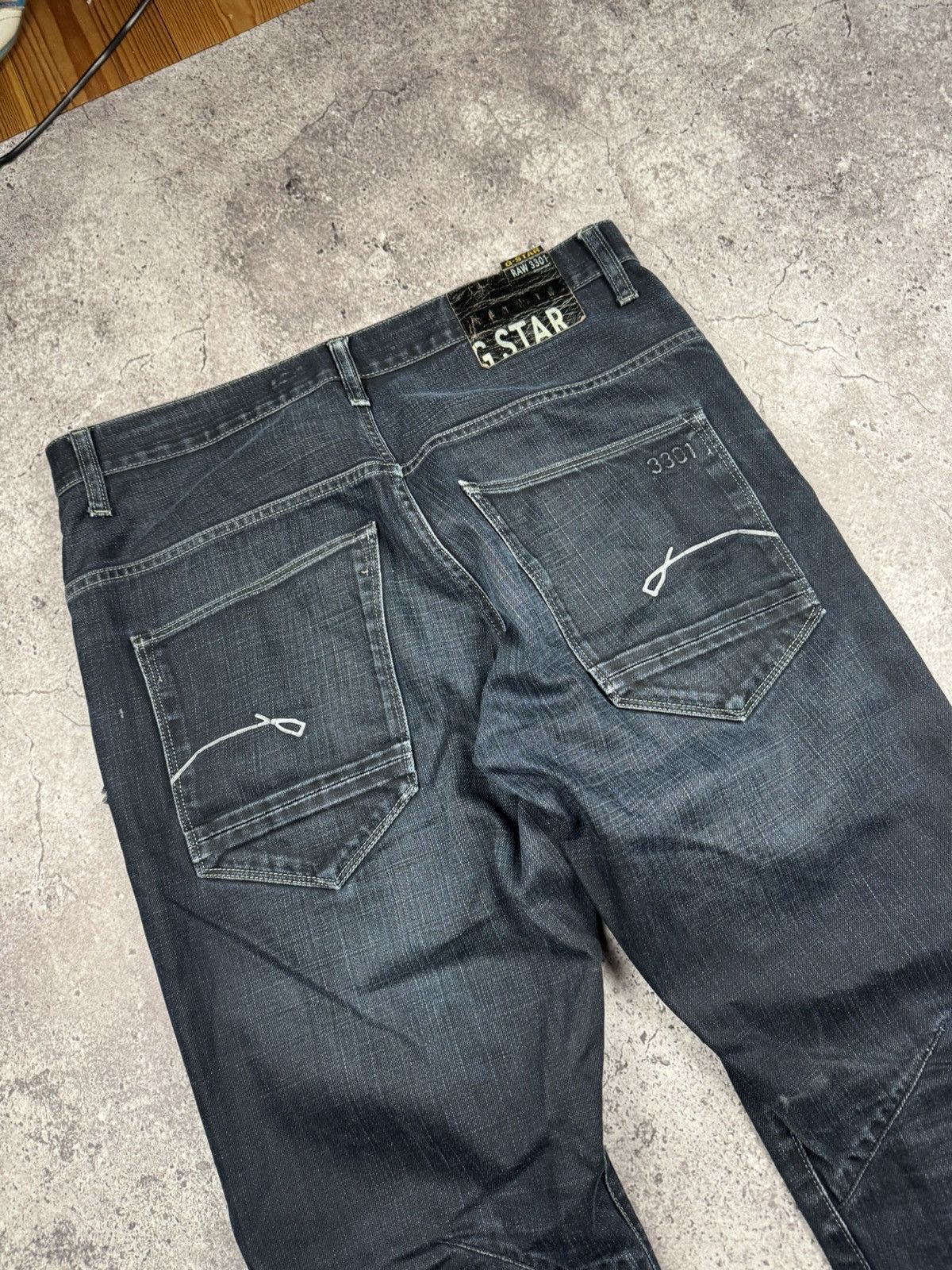 G-Star Vintage 90s Avant Garde G-Star RAW denim pants y2k style Size 34" / US 12 / IT 48 - 7 Thumbnail