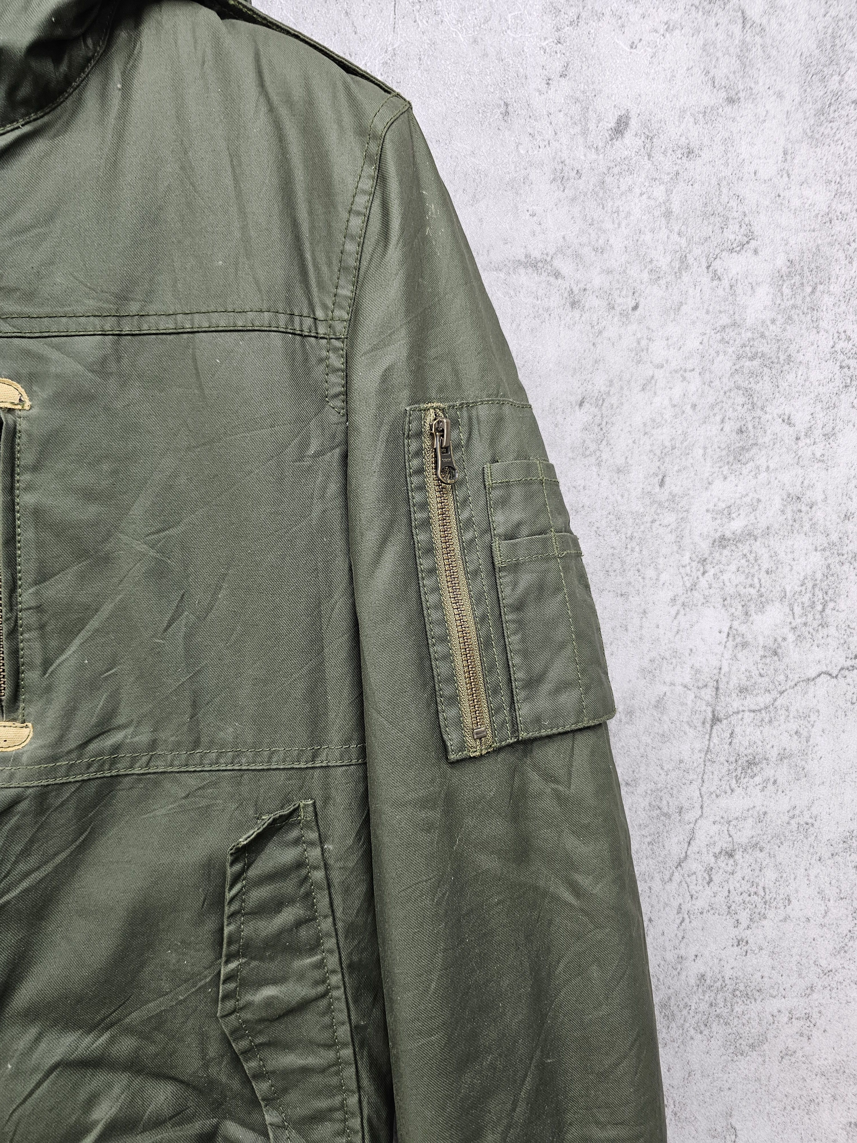 ABAHOUSE ABAHOUSE Military Flight Green Bomber Jacket J0090 Size US M / EU 48-50 / 2 - 4 Thumbnail