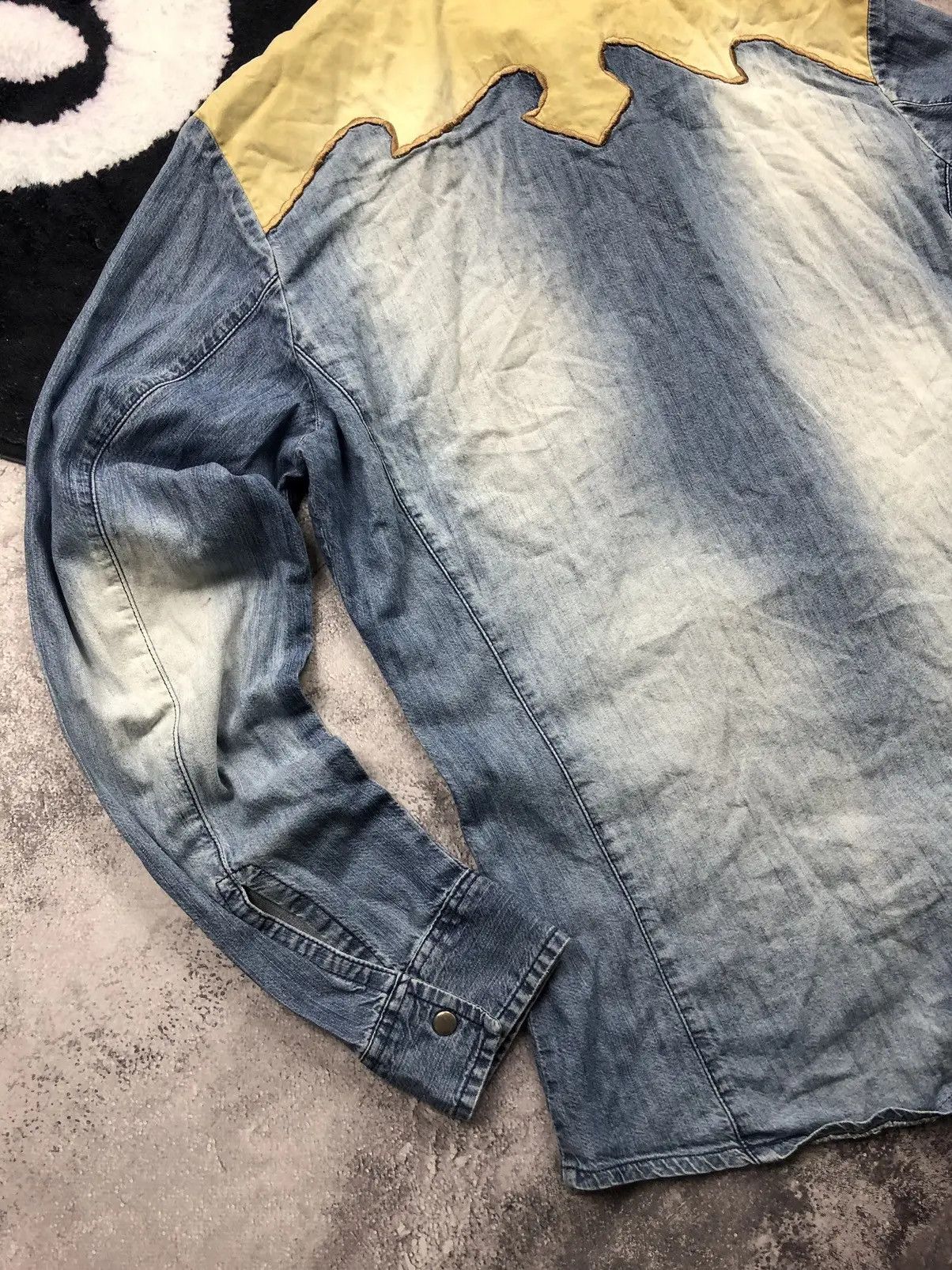 Dolce & Gabbana DOLCE&GABBANA Vintage J&ANS AvantgardeStreetwear Denim Shirt Size US L / EU 52-54 / 3 - 15 Thumbnail
