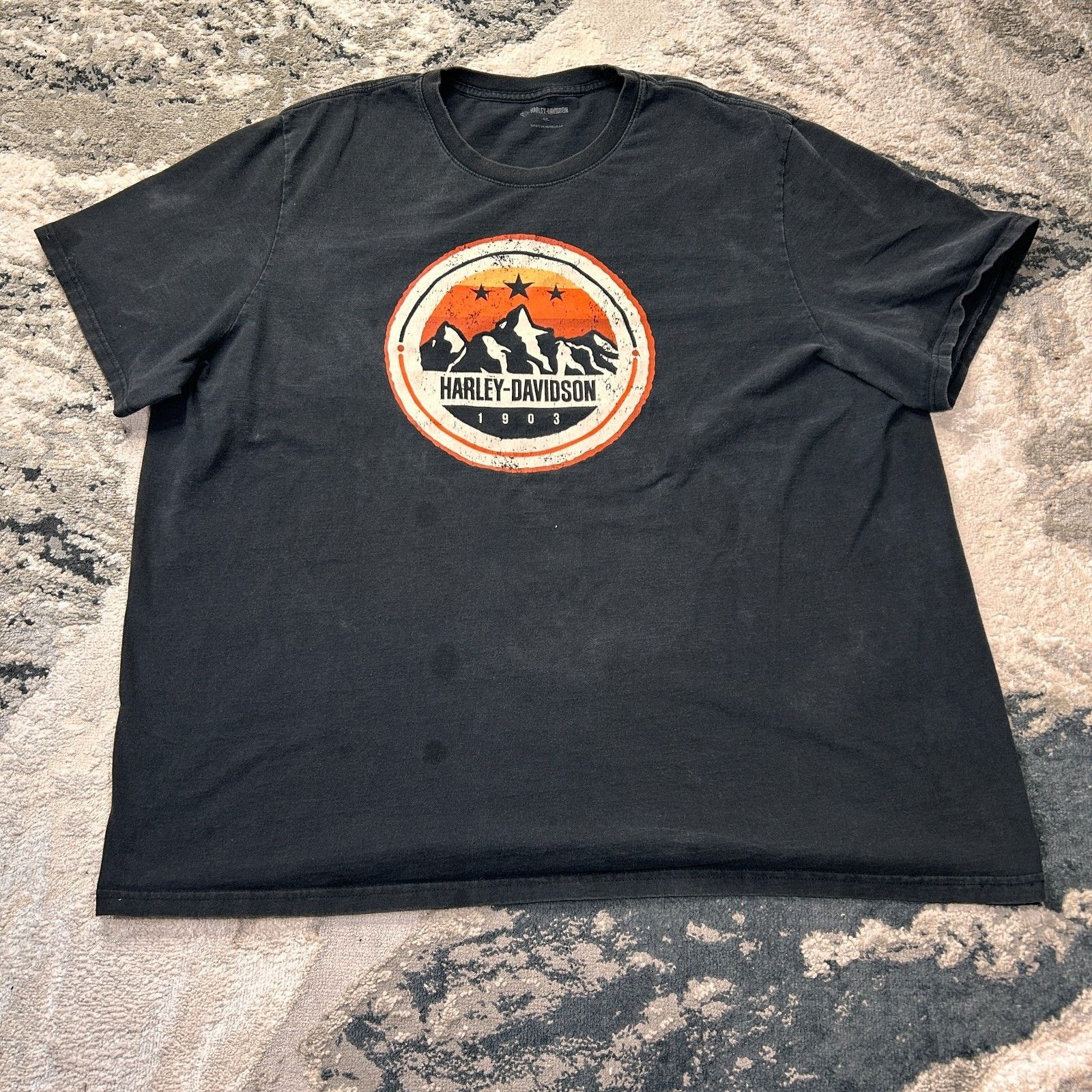 & Other Stories Vintage Harley Davidson Mountain 120th Anniversary T Shi 4XL Size US XXL / EU 58 / 5 - 1 Thumbnail