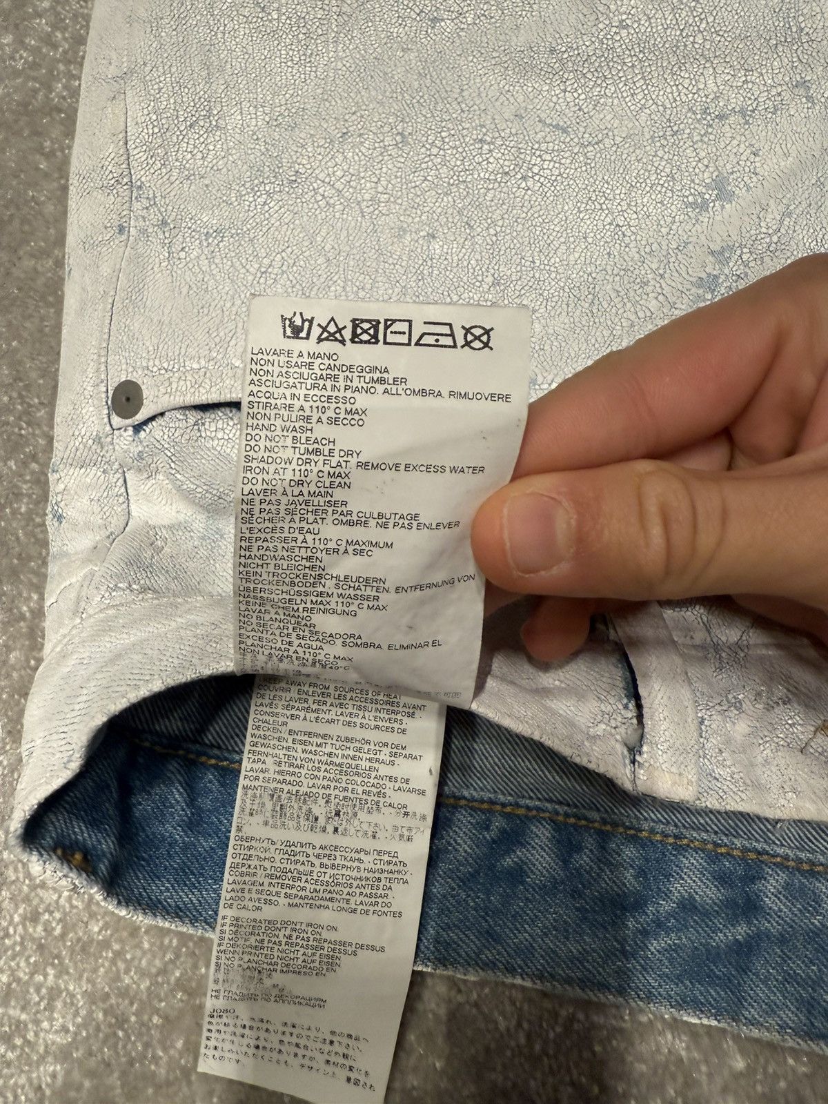Maison Margiela Maison Magiela Painted Jeans Size US 26 / EU 42 - 4 Thumbnail