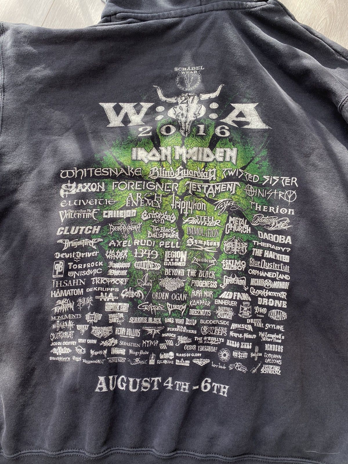 Band Tees × Vintage Wacken vintage band hoodie zip festival music Size US XL / EU 56 / 4 - 5 Thumbnail