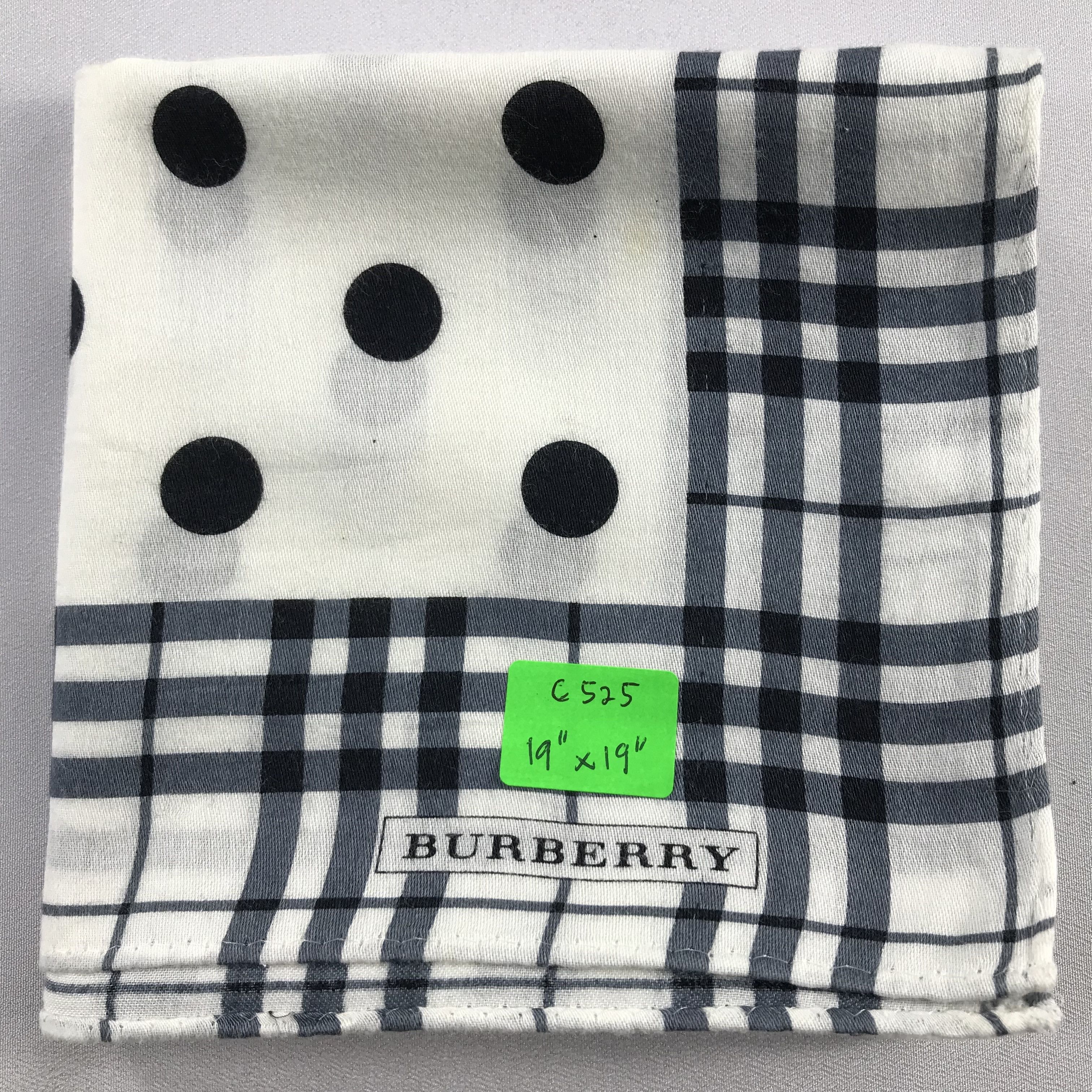 Burberry Burberry Handkerchief / Bandana / Neckerchief C525 Size ONE SIZE - 9 Thumbnail