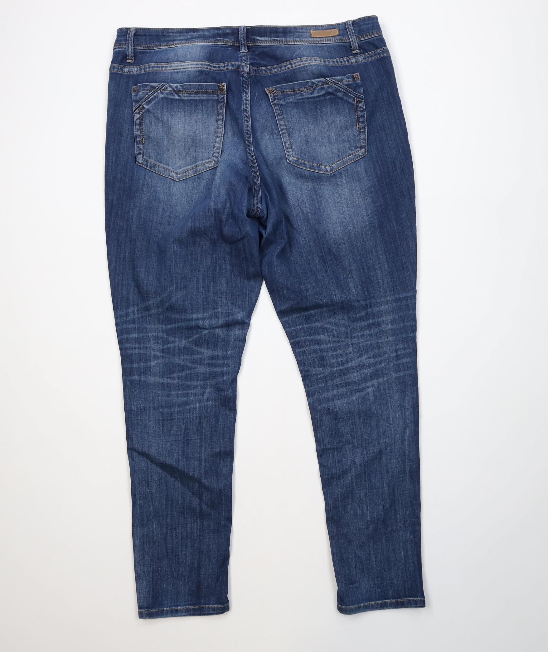 Vintage Buckle Black Fit No 76 Stretch Skinny Leg Denim Jeans Blue Size US 36 / EU 52 - 8 Thumbnail
