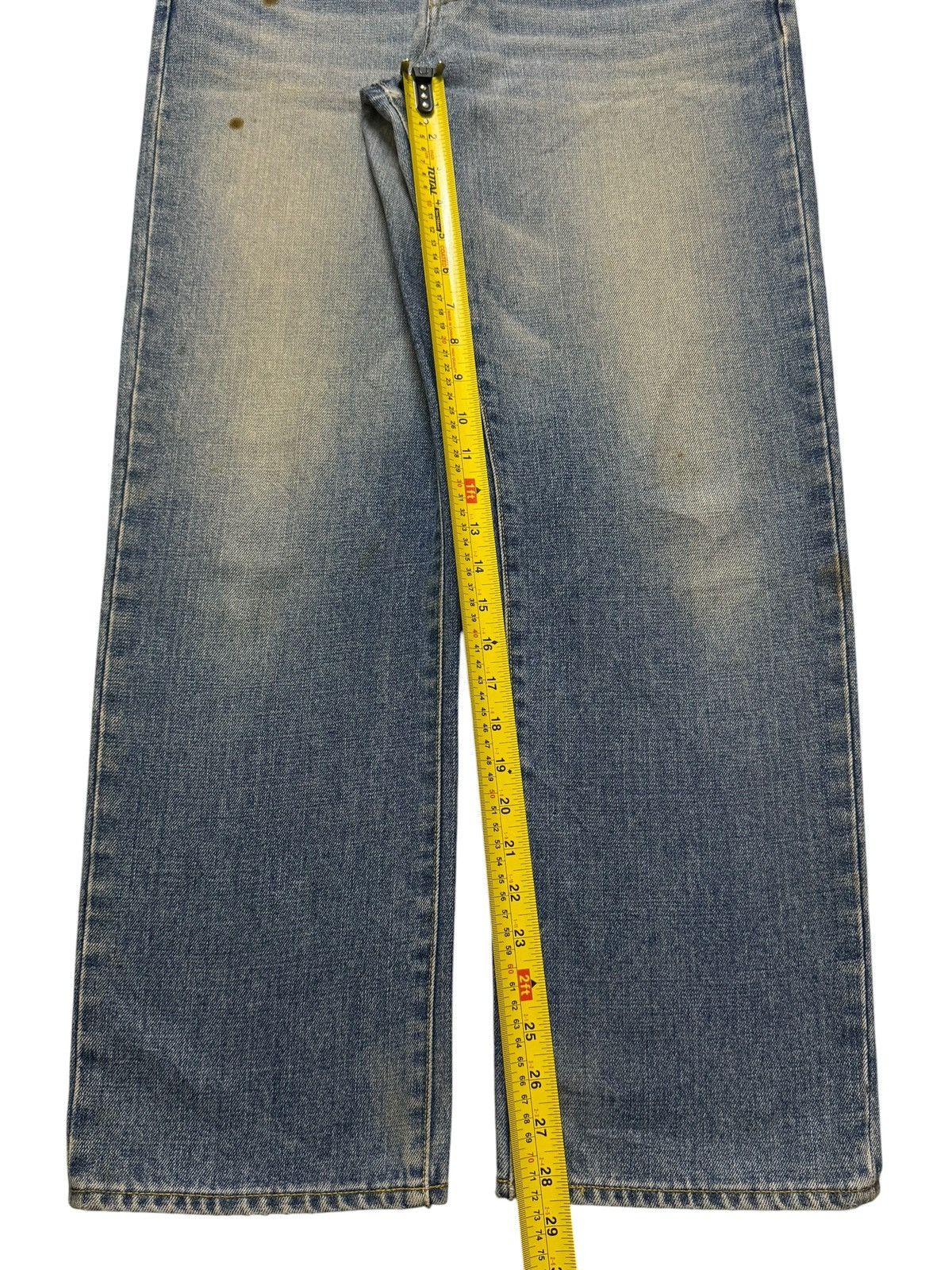 Uniqlo Vintage Y2K Japanese Uniqlo Blue Faded Wash Regular Loose Size US 34 / EU 50 - 10 Thumbnail