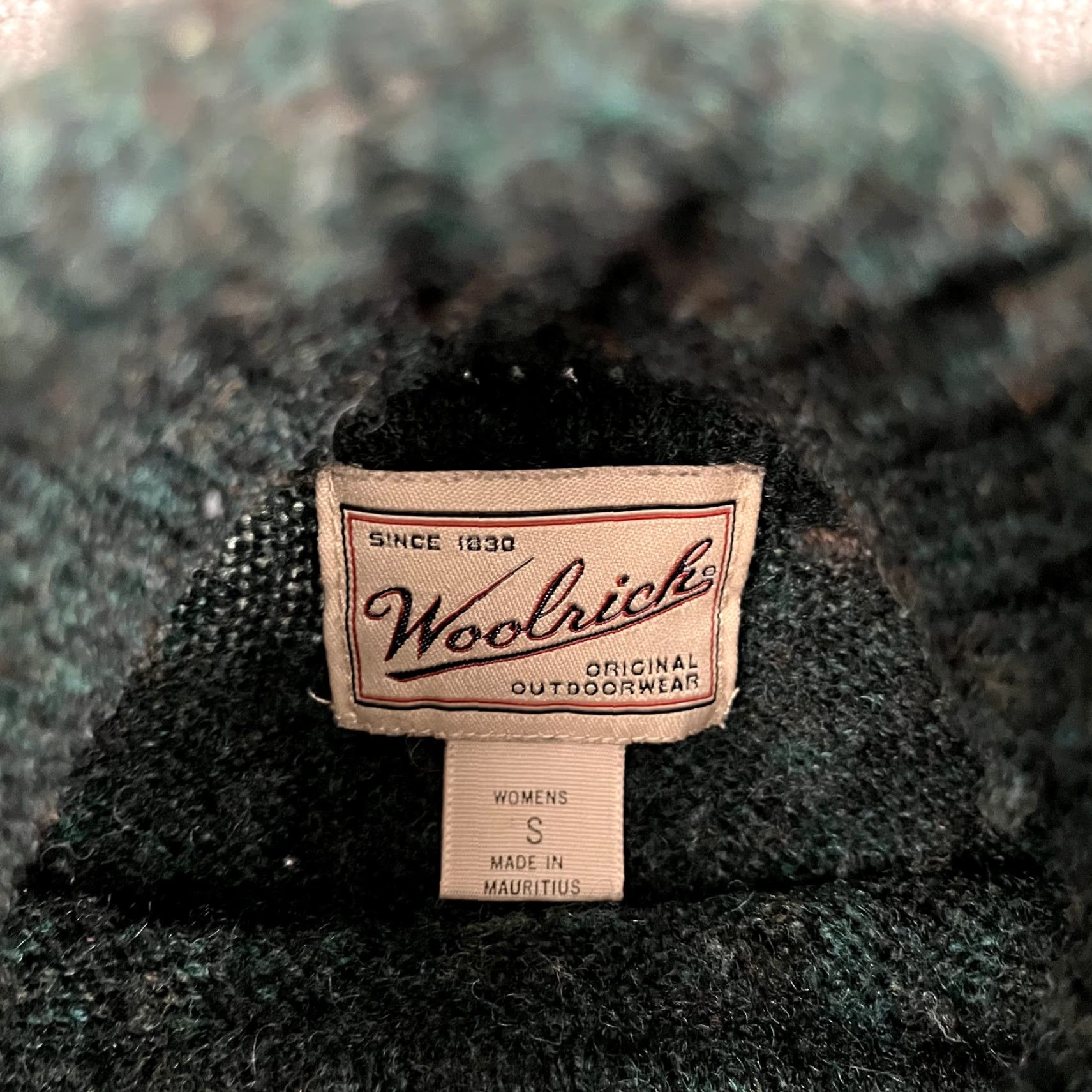 Vintage VINTAGE WOOLRICH Sweater Womens Small Green Argyle Wool Knit Turtleneck Pullover Holiday Size S / US 4 / IT 40 - 2 Thumbnail