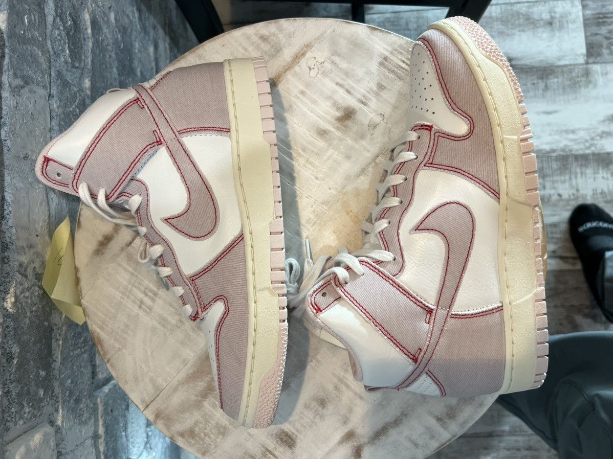Nike Nike Dunk High Barely Rose Size 8.5m 10w DQ8799-100 Size US 8.5 / EU 41-42 - 6 Thumbnail