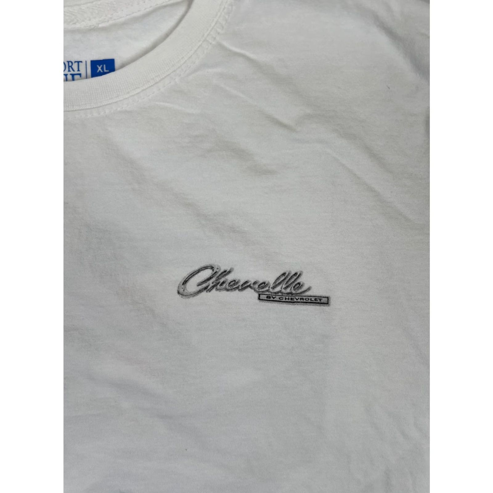 Etro Chevelle American Made T-Shirt Mens XL White Muscle Car USA Flag Chevrolet Retro Shirt Size US XL / EU 56 / 4 - 3 Thumbnail