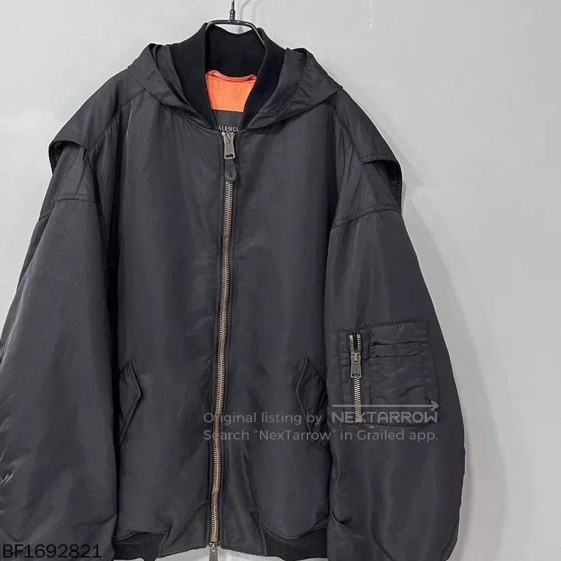 Balenciaga Balenciaga Distressed Zipper Cotton Coat. Size US S / EU 44-46 / 1 - 4 Thumbnail