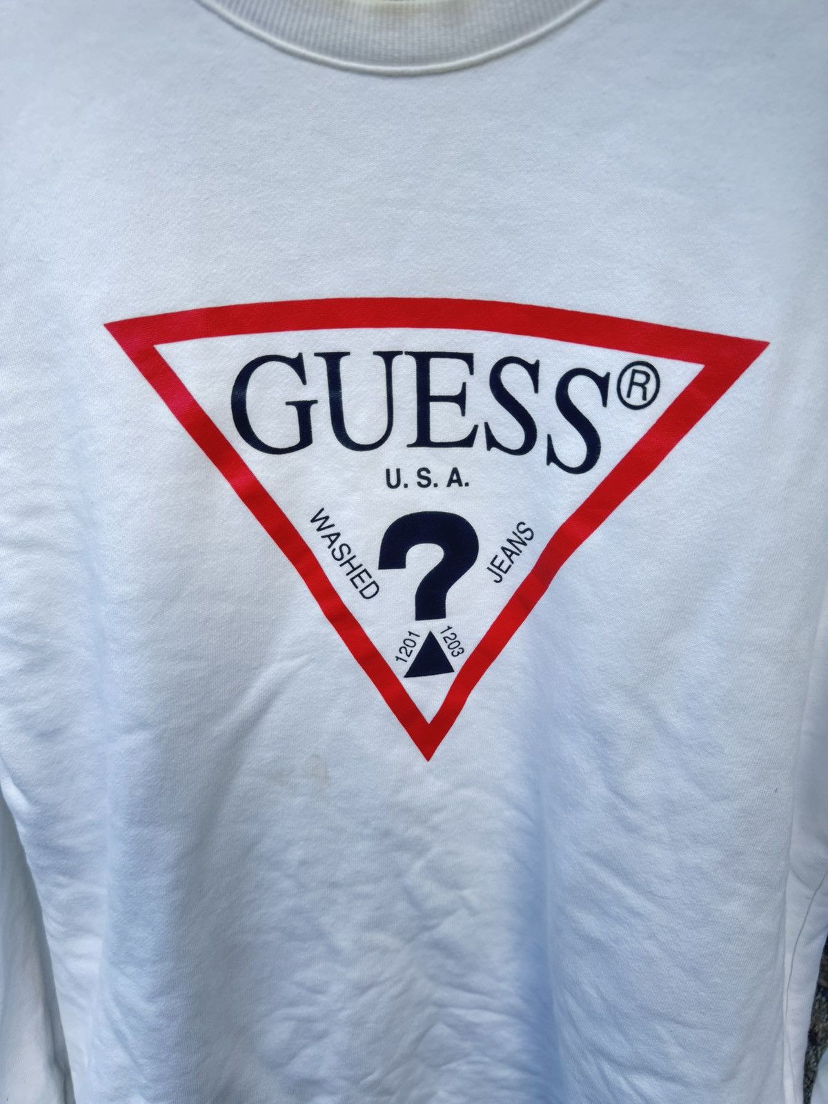 Guess Guess Spellout Sweatshirt Size US XL / EU 56 / 4 - 5 Thumbnail