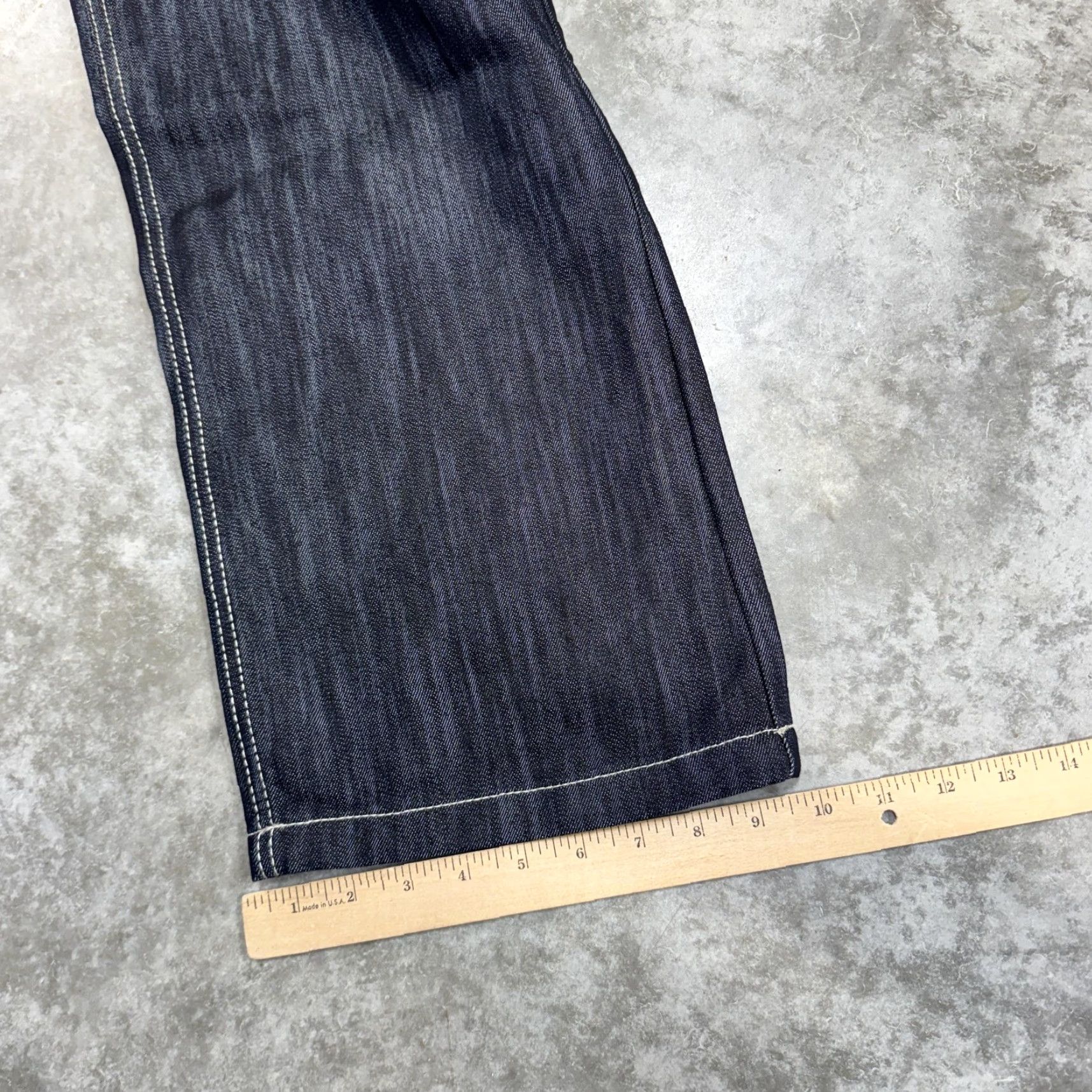 Southpole Southpole Jeans Mens 38x30 Rinse Indigo Slim Straight Dark Wash Denim 5 Pocket Size US 38 / EU 54 - 8 Thumbnail