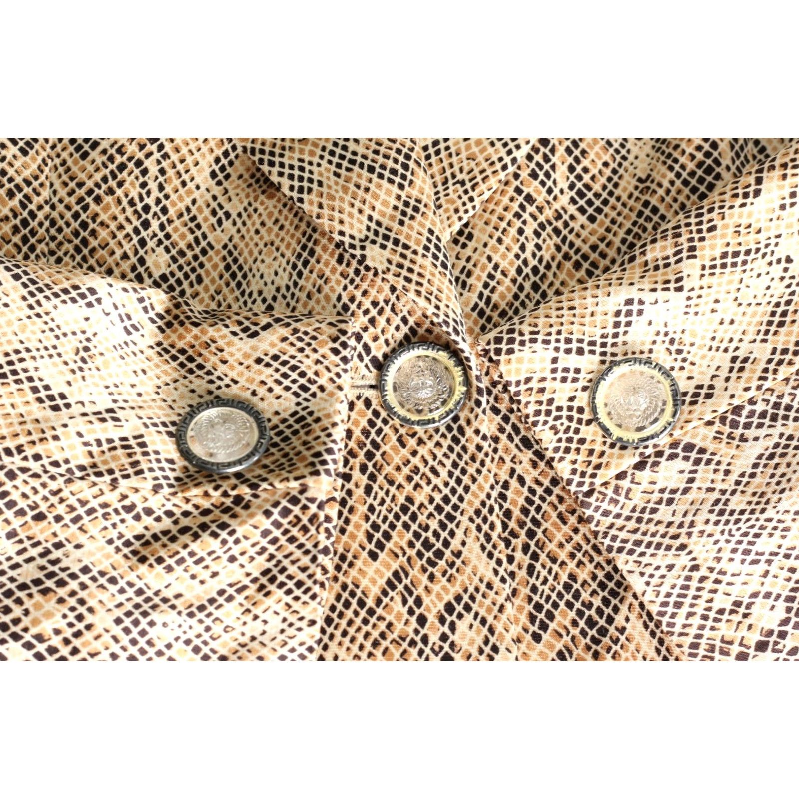 Vintage MARINA SITBON KAMOSHO MAGDA Blazer Women Snake Print Blazer Jacket Multicoloured 42 FRANCE Vintage Womens genau Size M / US 6-8 / IT 42-44 - 5 Thumbnail