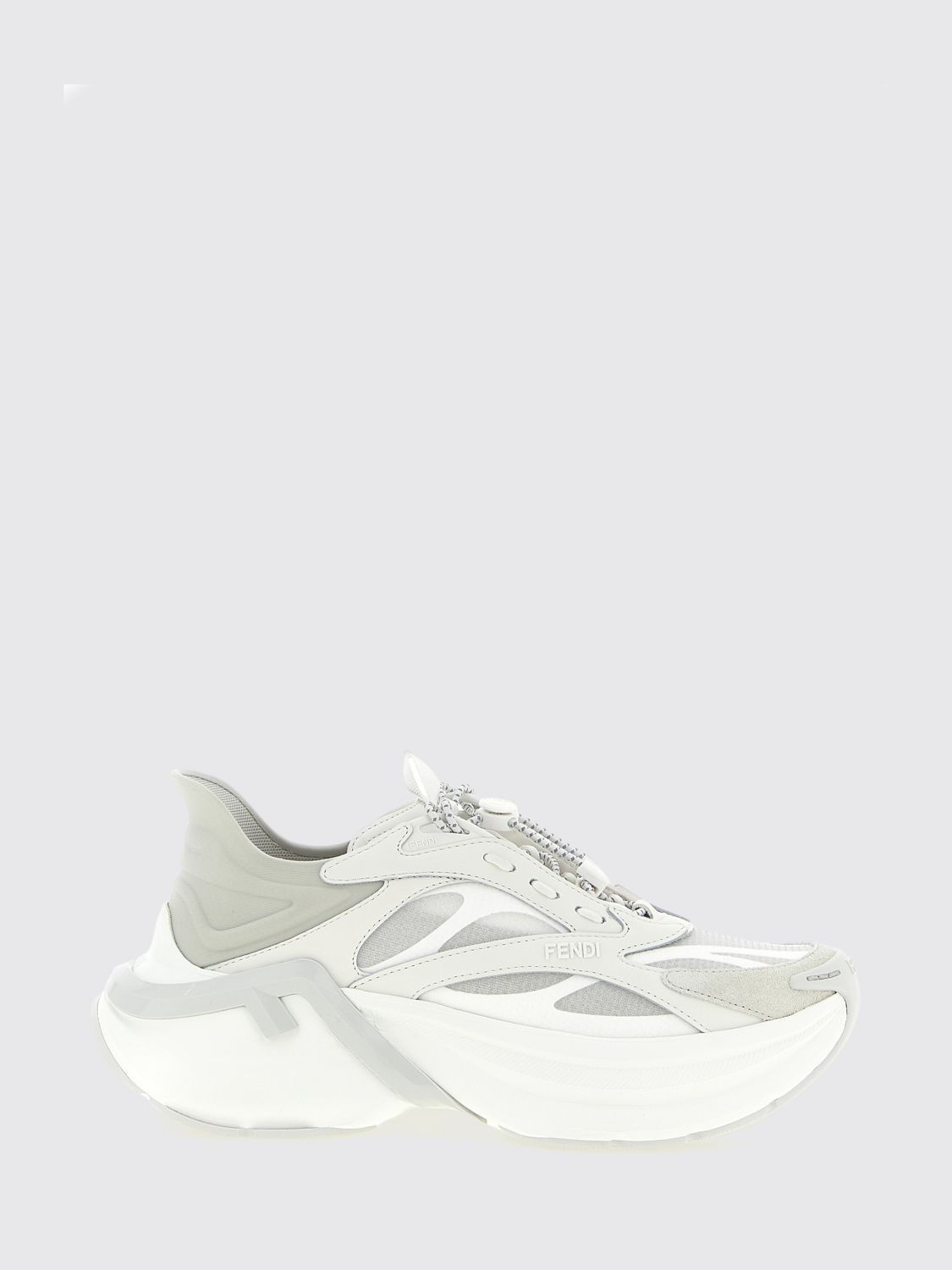 Fendi Fendi Sneakers Woman Grey Size US 8 / IT 38 - 1 Thumbnail