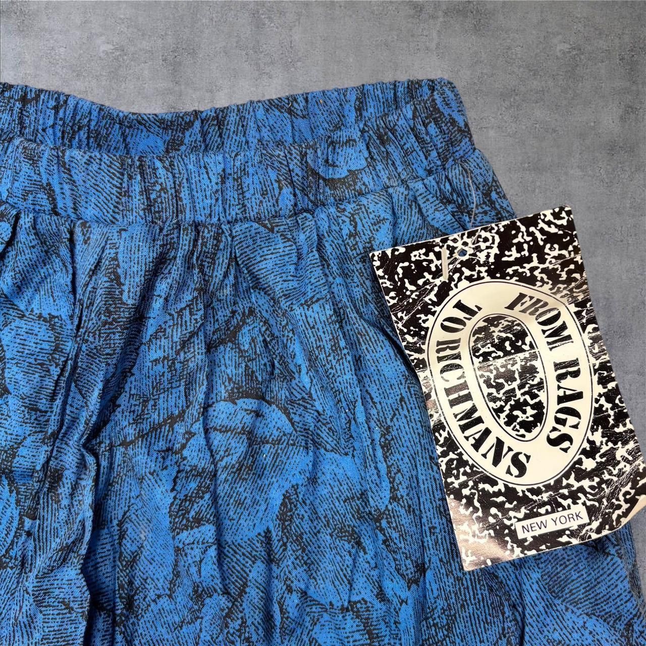 Other Vintage High Waisted Blue Pants Size 25" / US 0 / IT 36 - 4 Thumbnail