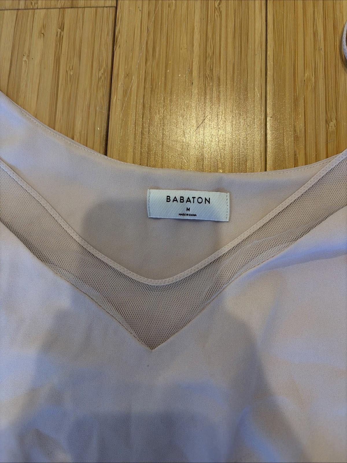 Aritzia Babaton Aritzia Sleeveless Blouse Pink Size M Size M / US 6-8 / IT 42-44 - 2 Thumbnail