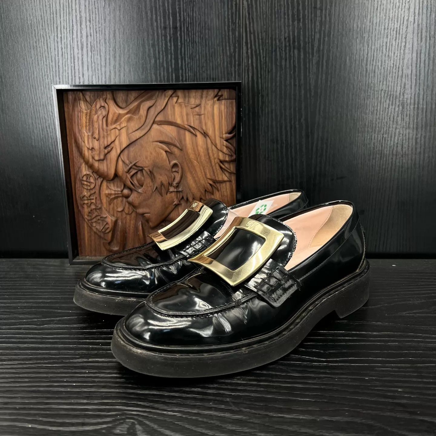 Roger Vivier RV Square Toe Loafers 38 Near New w/ Box Size US 7.5 / IT 37.5 - 1 Thumbnail