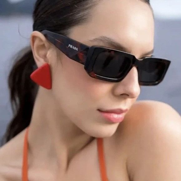 Prada NEW PRADA PR06YS 06V5S0 UNISEX SQUARE SUNGLASSES PRADA SPR 0 Size ONE SIZE - 7 Thumbnail
