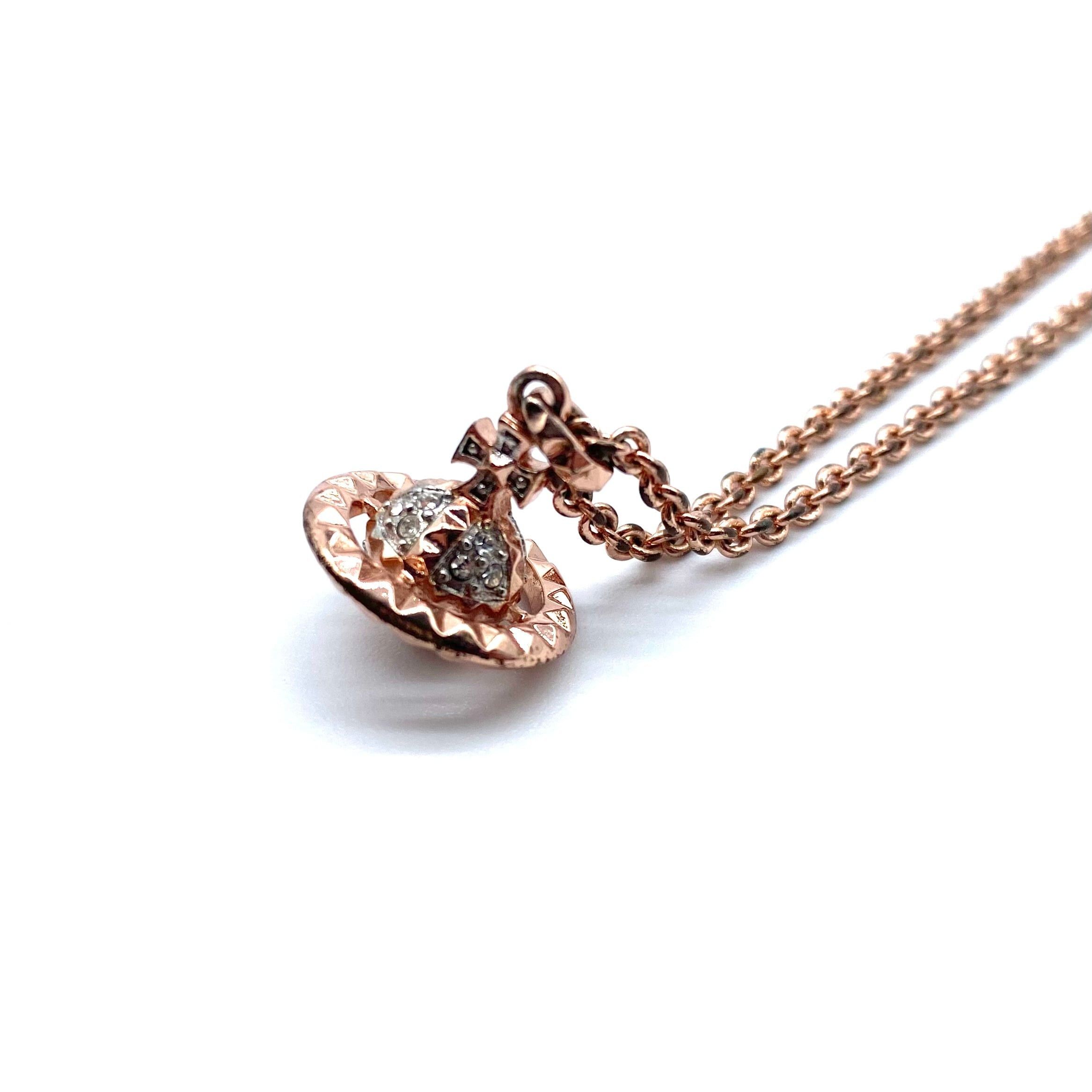 Vivienne Westwood Vivienne Westwood PETITE ORB Neckless Rose Gold Size ONE SIZE - 1 Thumbnail