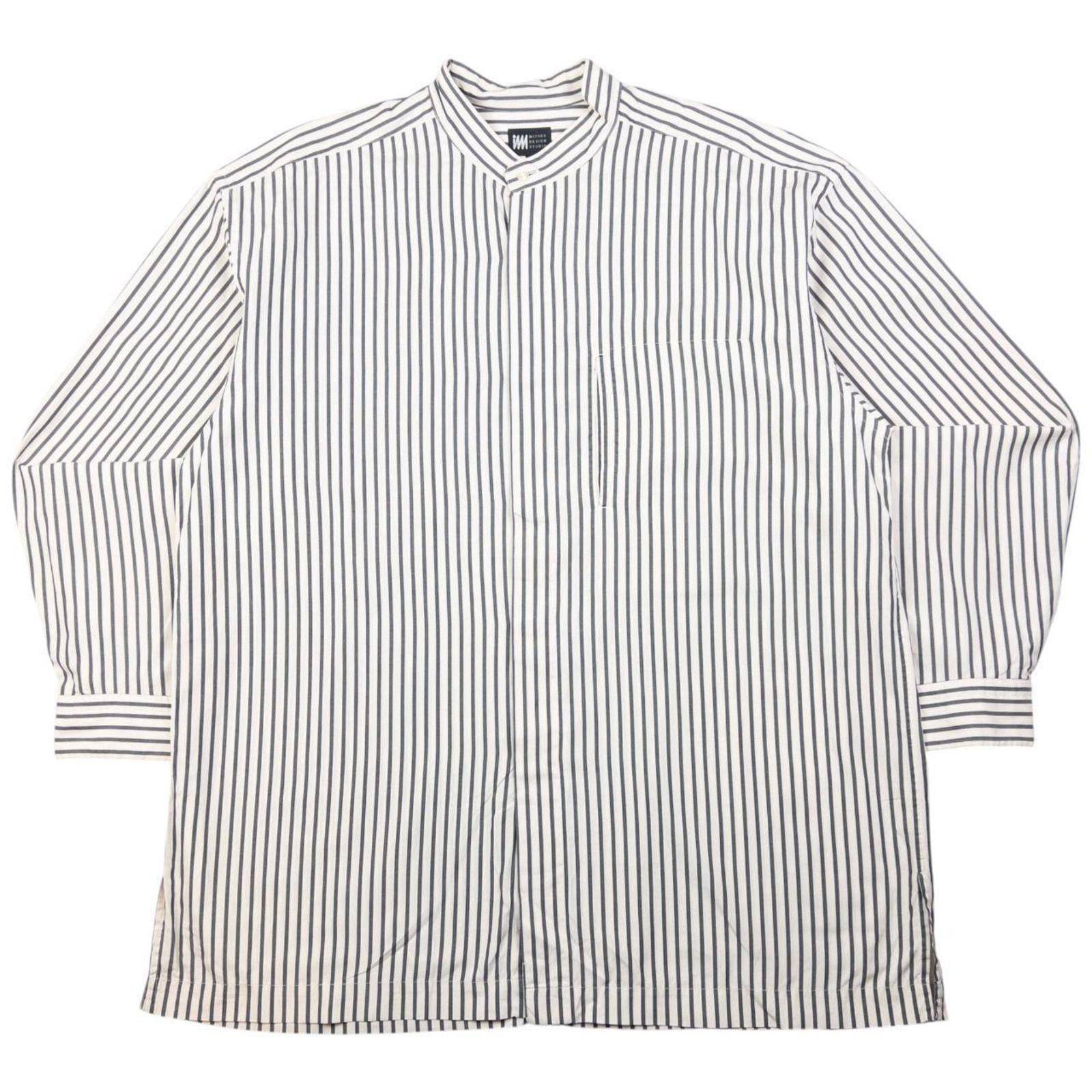 Vintage Issey Miyake Striped Long Sleeve Button Up Shirt L