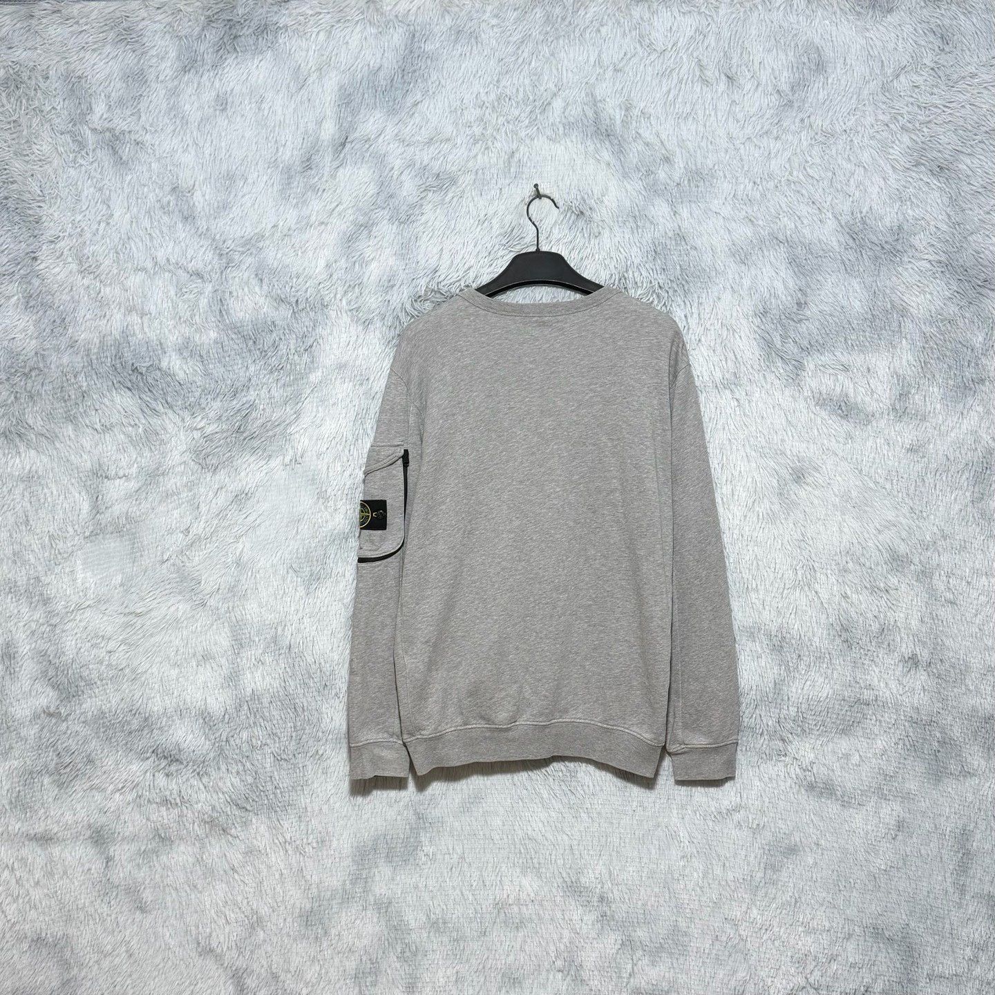 Stone Island Stone Island Gray Crewneck Sweatshirt L Size US L / EU 52-54 / 3 - 2 Thumbnail