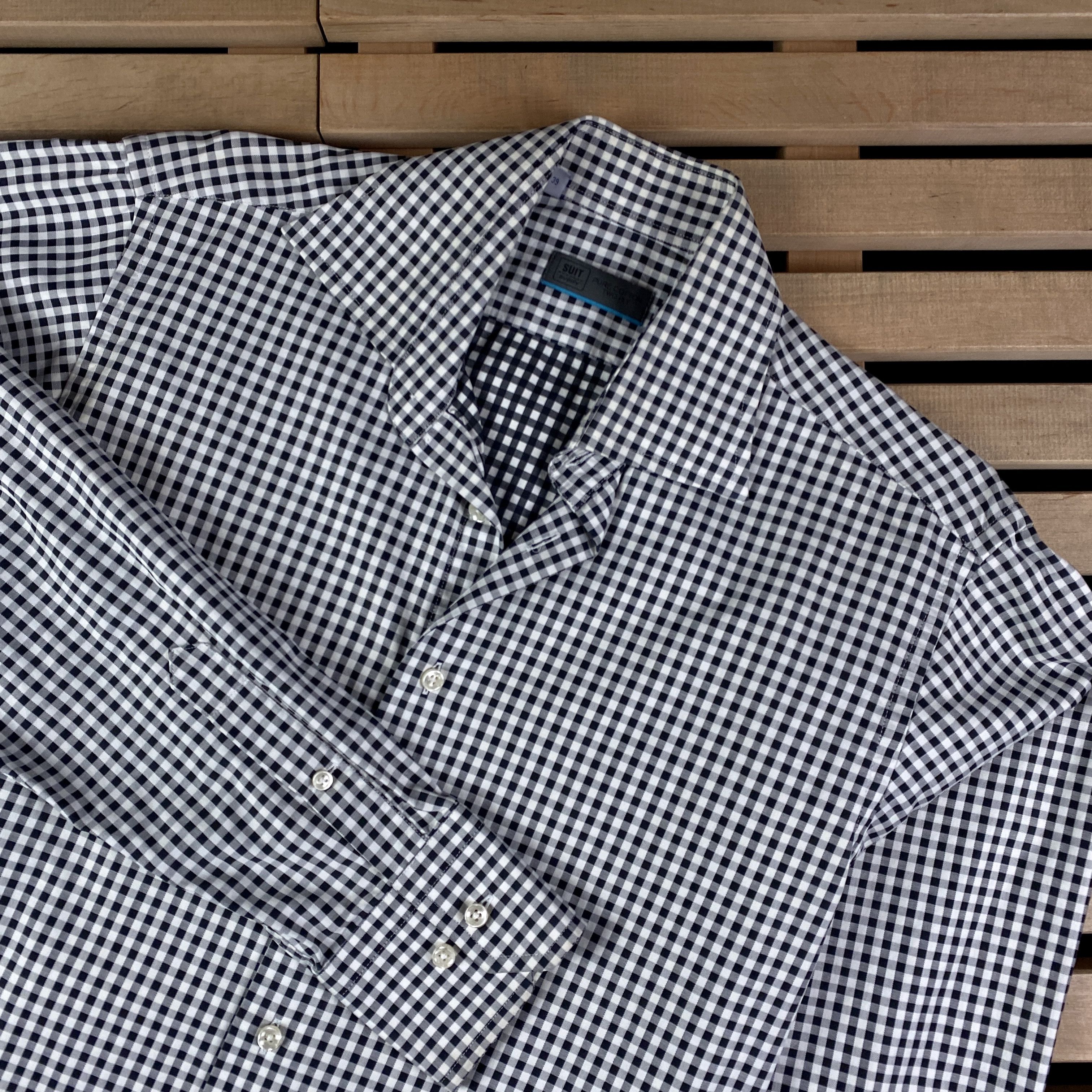 Suitsupply Mens Long Sleeve Shirts Suitsupply Size 39 Cotton Size US L / EU 52-54 / 3 - 2 Thumbnail